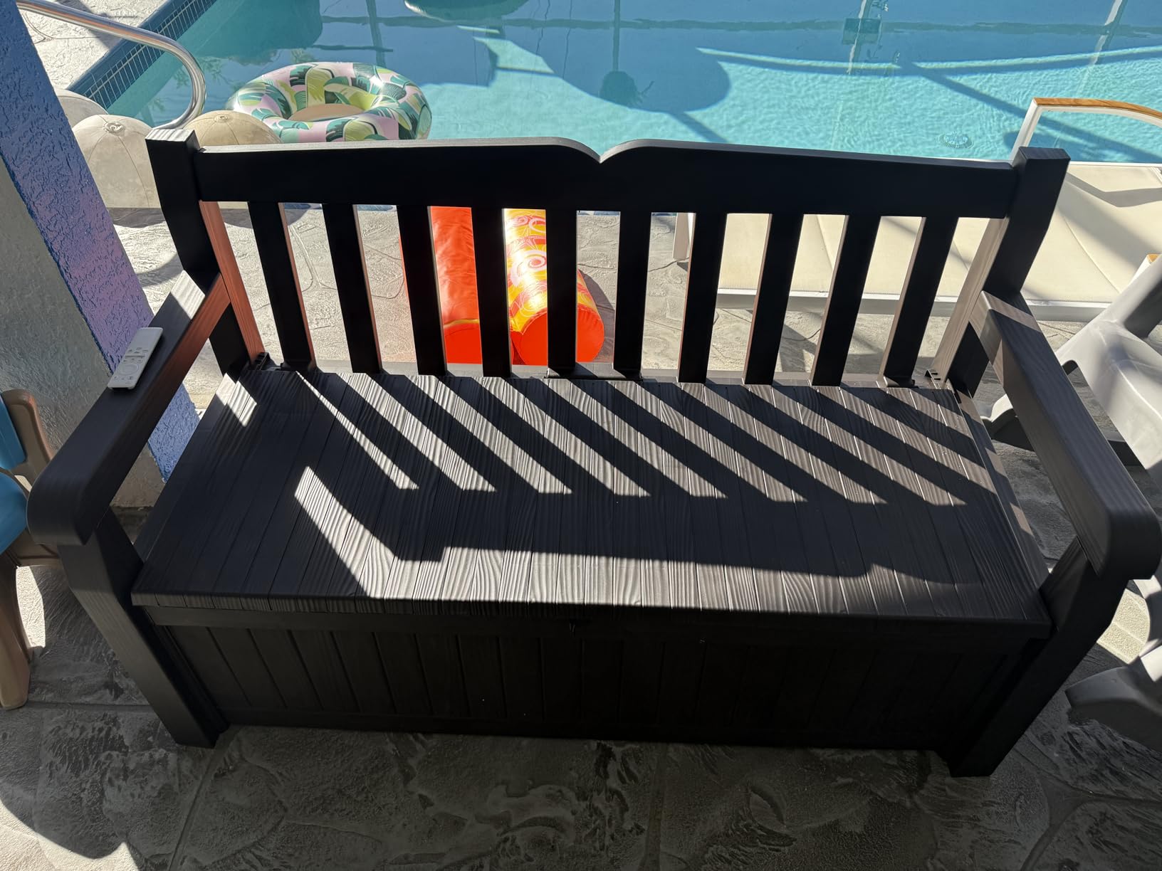 Keter Solana 70 Gal Outdoor Storage Bench for Patio and Pool Accessories customer photo 1
