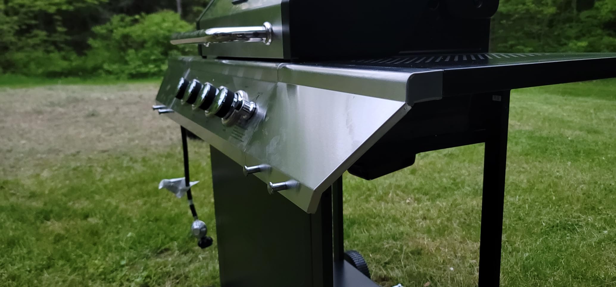 Royal Gourmet 4-Burner Propane Gas Grill with Warming Rack, Black & Silver customer photo 2