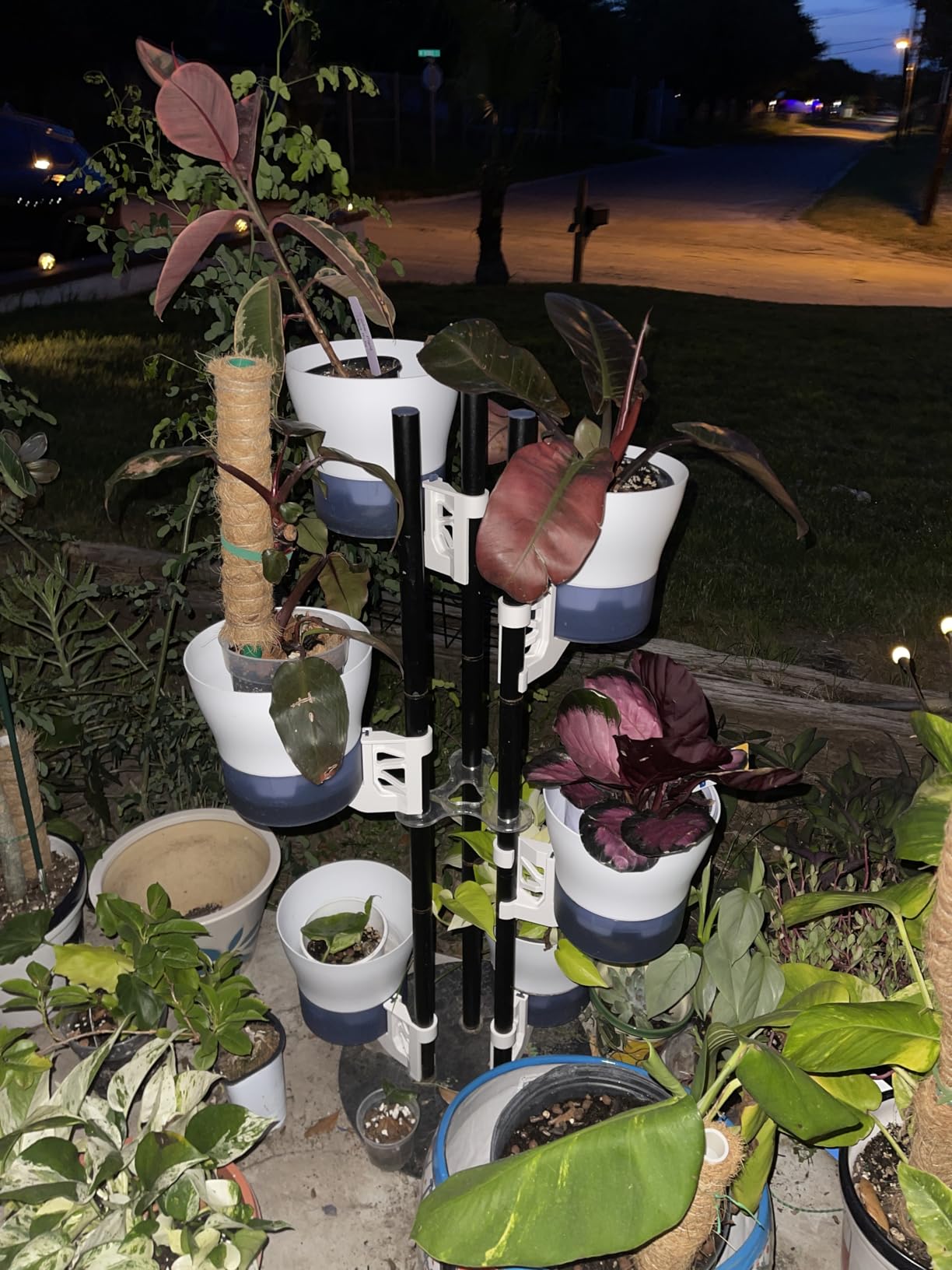 VIVOSUN 2-Pack 5 Tier Vertical Gardening Stackable Planter for Strawberries | Planter for Flowers, Herbs, Vegetables, Ivory customer photo 1