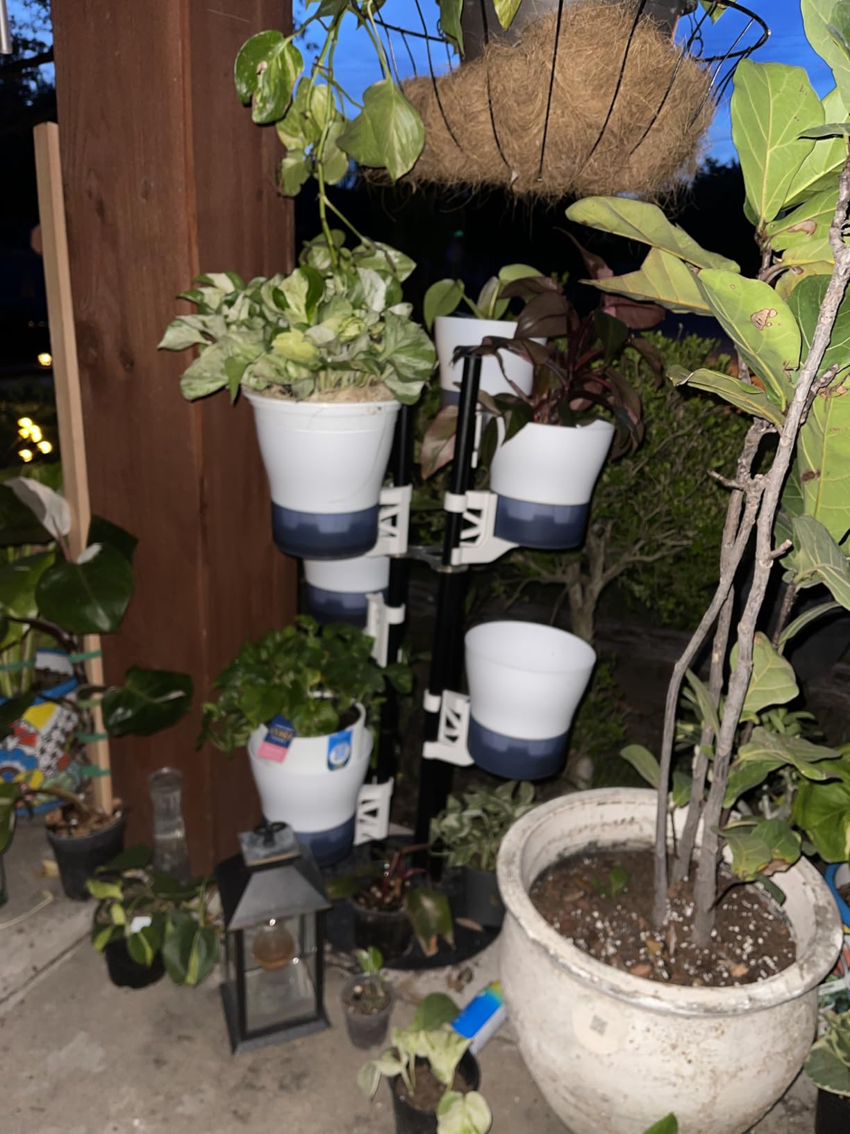 VIVOSUN 2-Pack 5 Tier Vertical Gardening Stackable Planter for Strawberries | Planter for Flowers, Herbs, Vegetables, Ivory customer photo 2