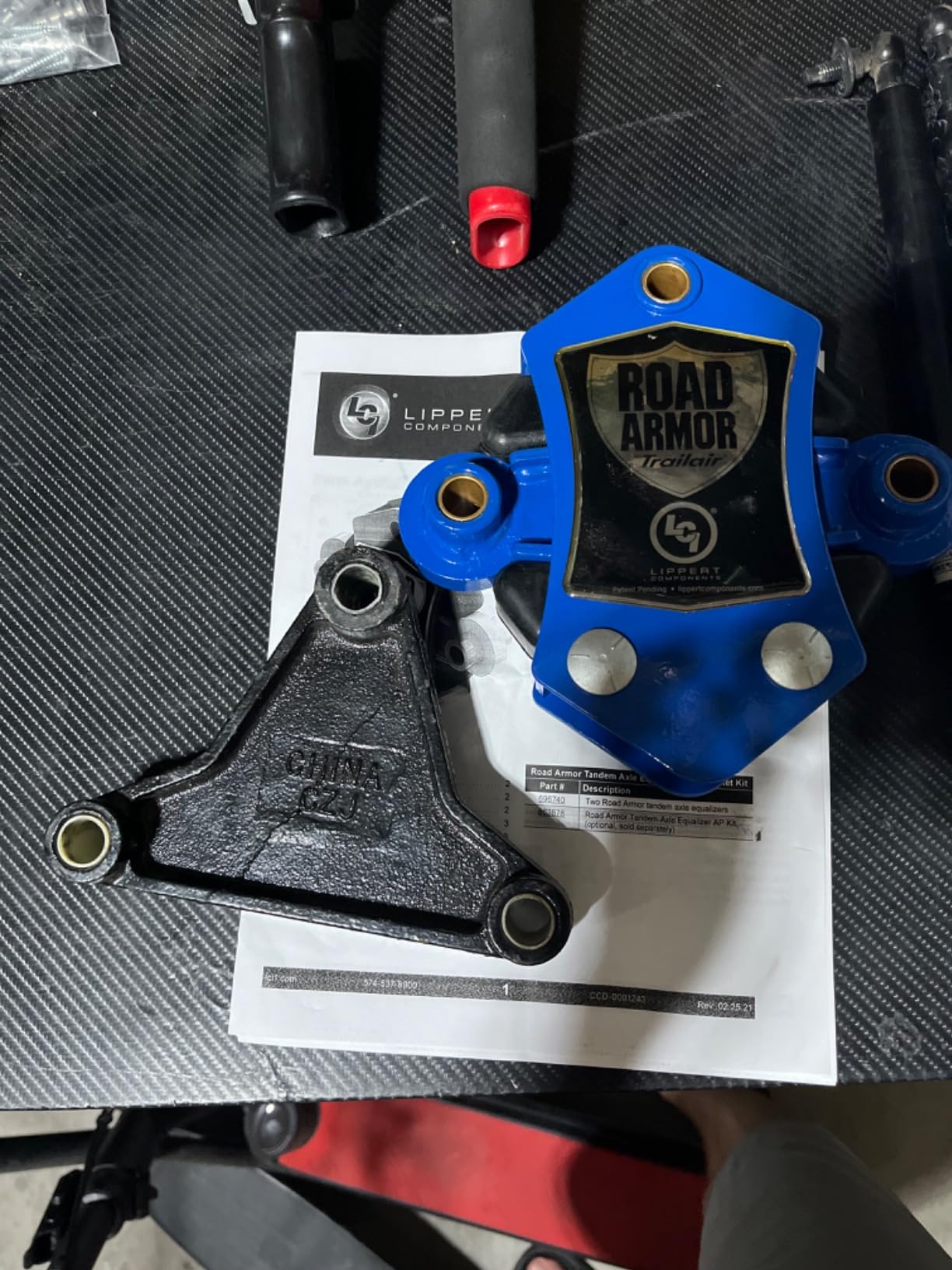 Lippert Road Armor Tandem Axle Shock-Absorbing Equalizer Kit 2021015191 customer photo 2