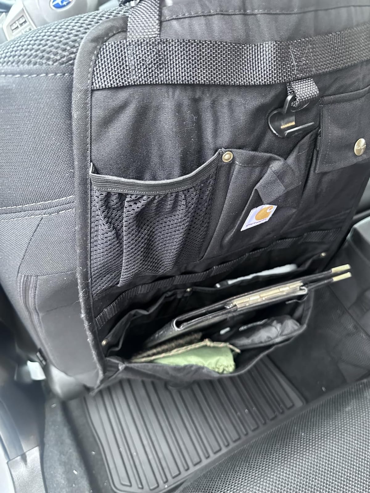 Carhartt Universal Nylon Duck Seat Organizer Black customer photo 1