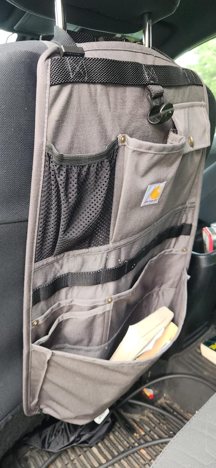 Carhartt Universal Nylon Duck Seat Organizer Black customer photo 2