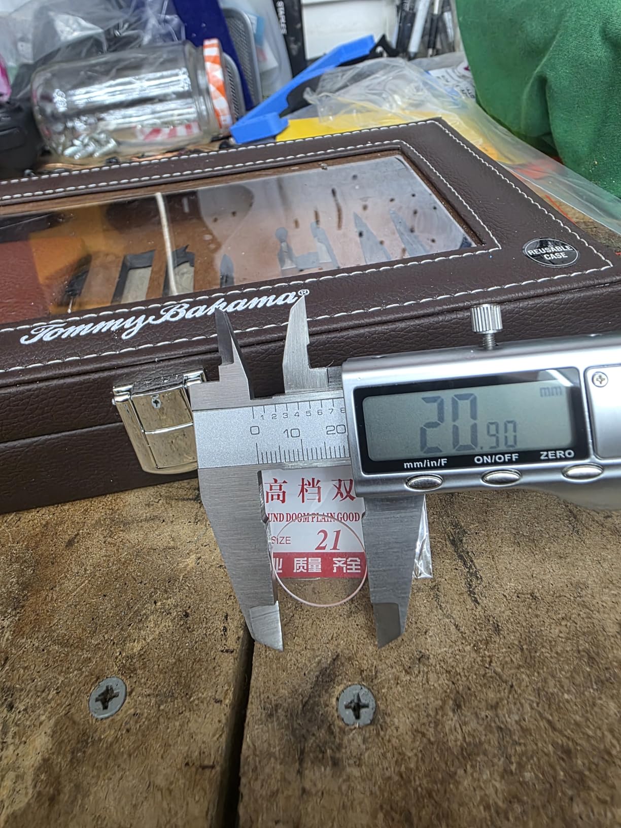 Digital Caliper Measuring Tool, Stainless Steel Vernier Caliper Digital Micrometer with Large LCD Screen, Easy Switch from Inch Metric Fraction, 6 Inch Caliper Tool for DIY/Household customer photo 1