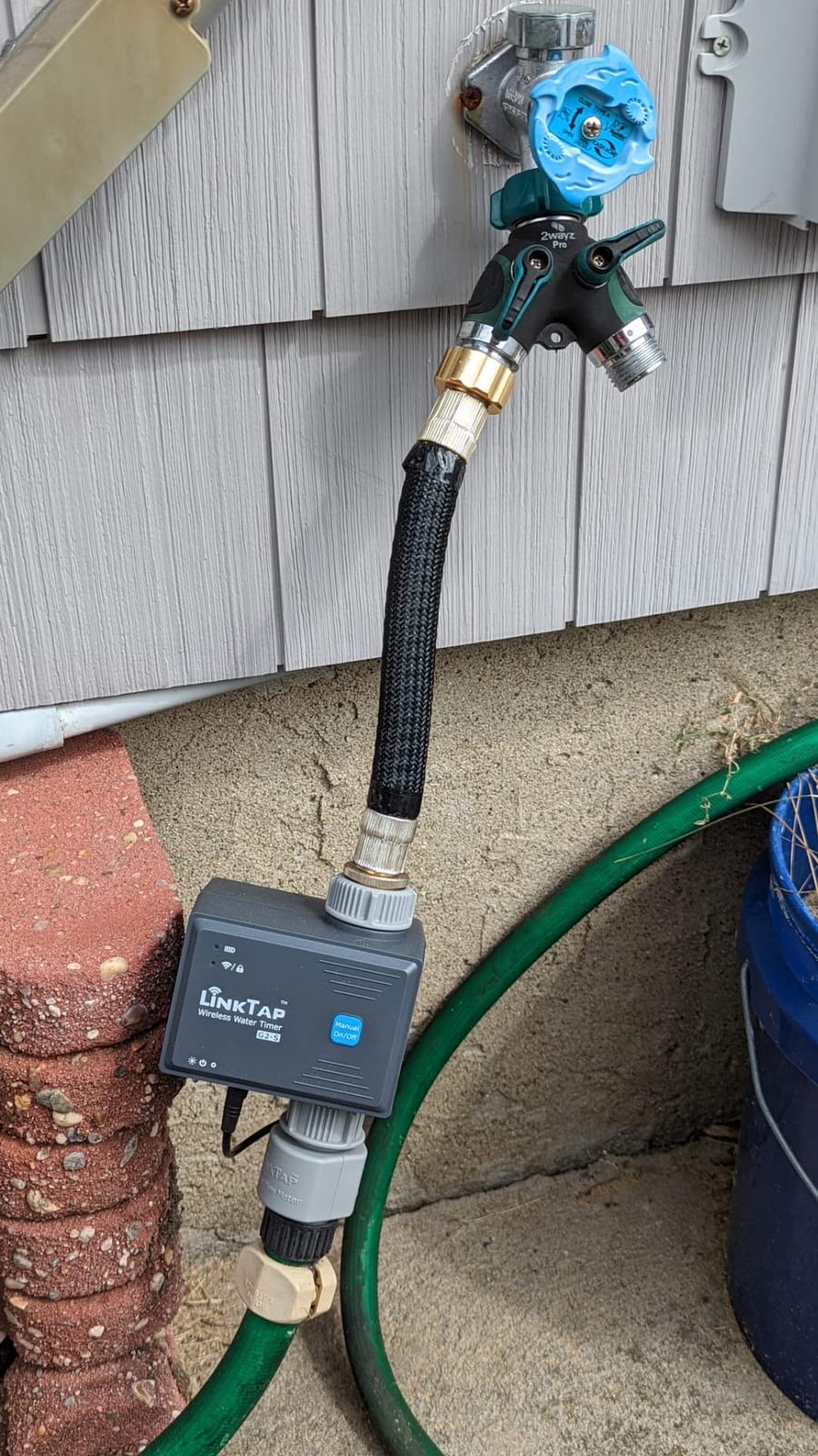 LinkTap G2S Smart Garden Hose Timer & Gateway, 2-Year Battery Life | Irrigation by Weather/Volume/Duration, Wider Range Than WiFi, Real-Time Fault Detection & Alert, Anti-Freeze Protection, IP66 customer photo 1