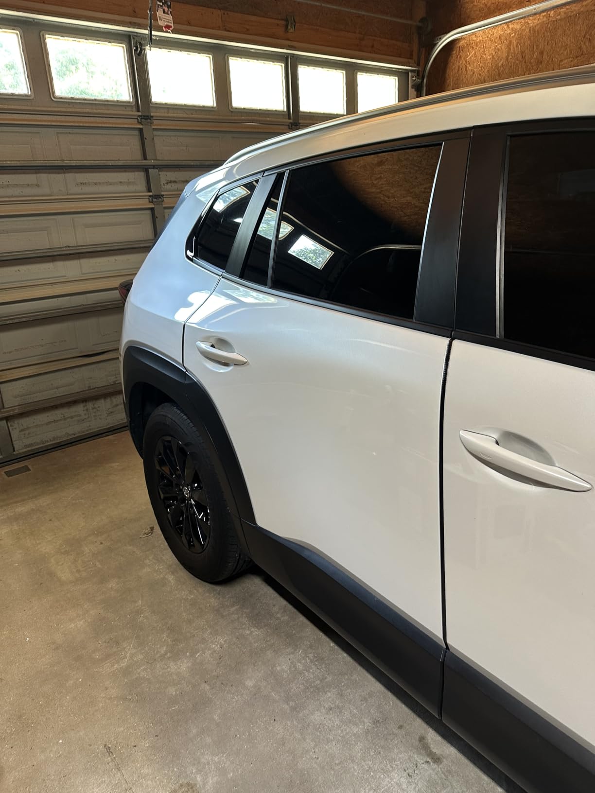 SYOAUTO 32Ft(10M) Door Edge Guard Black Car Guards Protector for Cars Rubber Auto Trim U Shape Build in Metal Sheet No Need Adhesive Easy to Cut Most customer photo 2