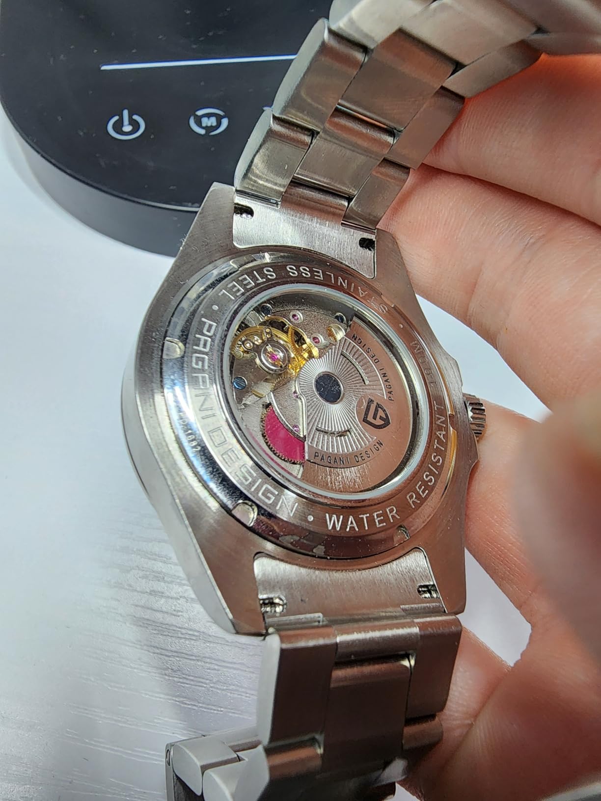 Pagani Design Watches for Men Automatic Mechanical GMT 42mm Sport Waterproof Stainless Steel Sapphire Glass Wrist Watch customer photo 1