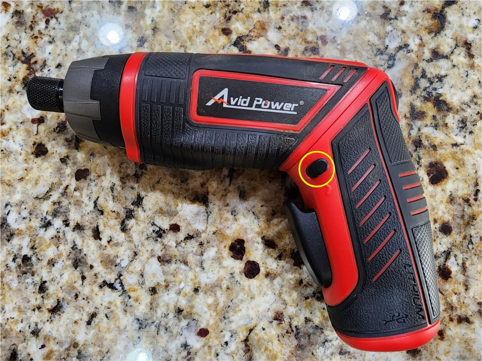 AVID POWER 4V Electric Cordless Screwdriver Set 5.65Nm 37 Bits with Case customer photo 2