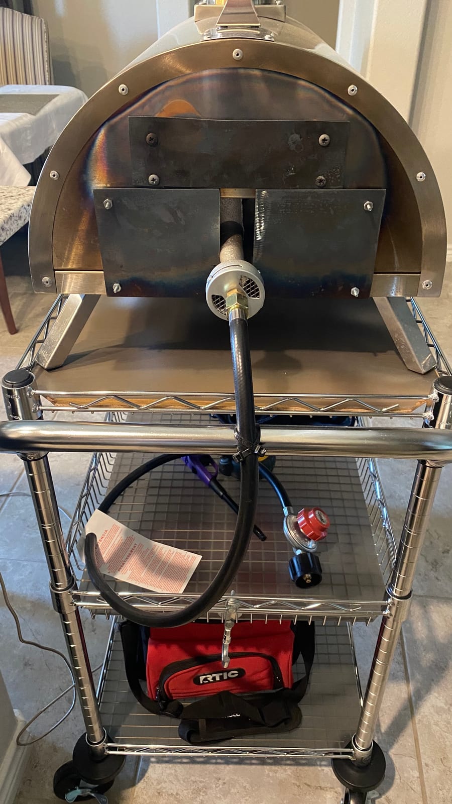 Pellethead Portable Wood-Fired Pizza Oven Kit, 800°F, 13