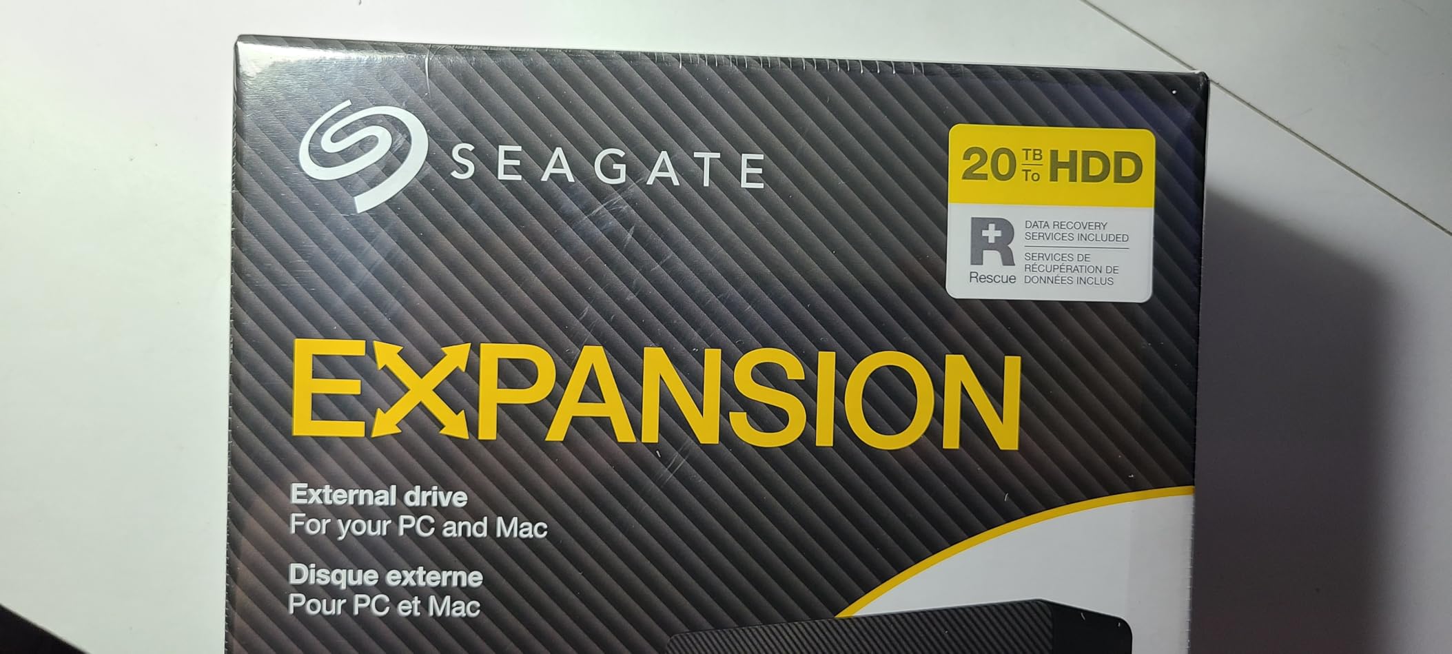 Seagate 8TB Expansion Desktop Hard Drive | USB 3.0 (STKP8000400) | Desktop HDD for easy backup, plug-and-play, drag-and-drop, auto detects Windows & Mac. 1-Year Warranty + 1-Year Rescue customer photo 1
