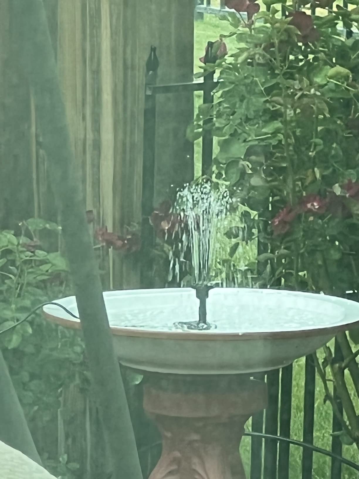 AISITIN DIY Solar Water Pump Kit for Water Feature Outdoor with 6 Nozzles customer photo 2