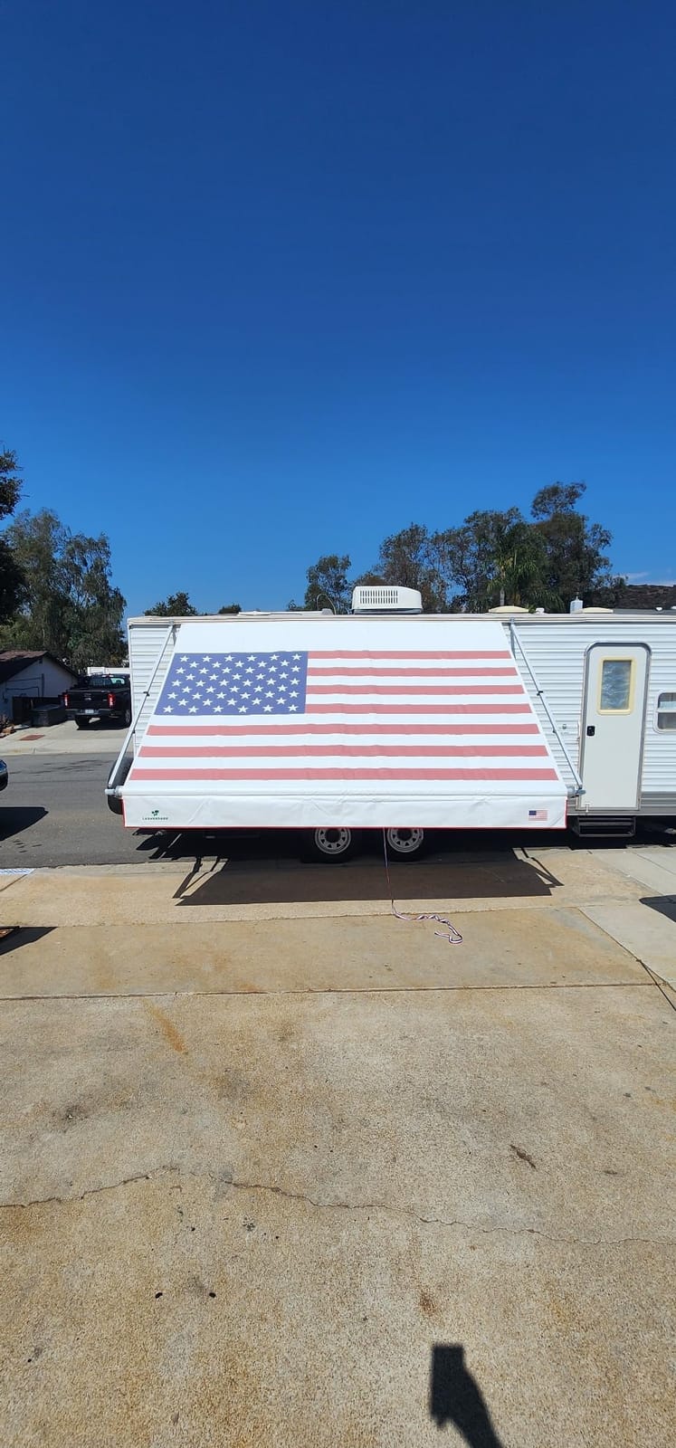 RV Awning Fabric Replacement for Motorhome Camper Trailer Canopy Fabric customer photo 2