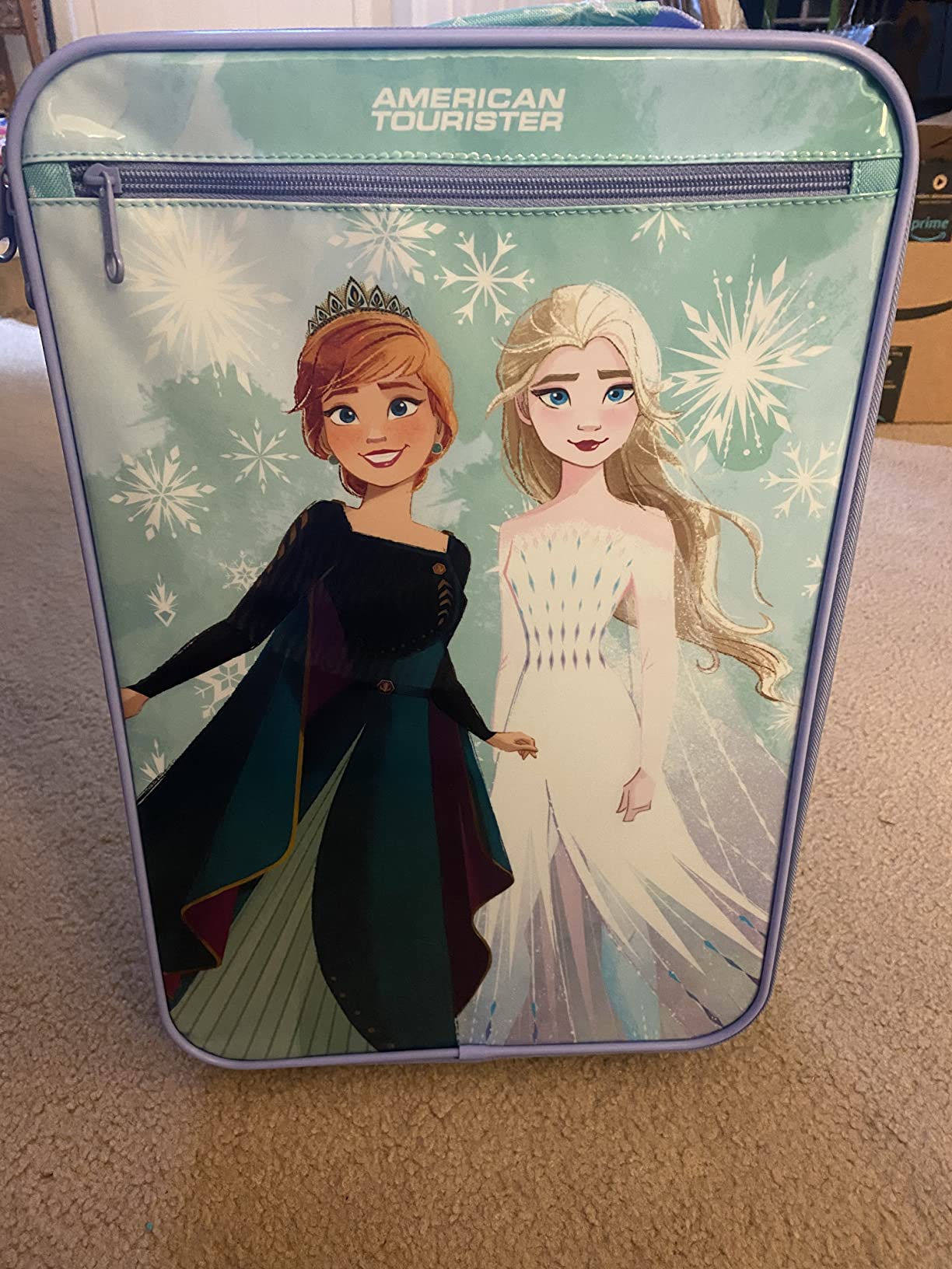 American Tourister Disney Softside Upright Luggage, Frozen, Carry-On 18-Inch customer photo 1