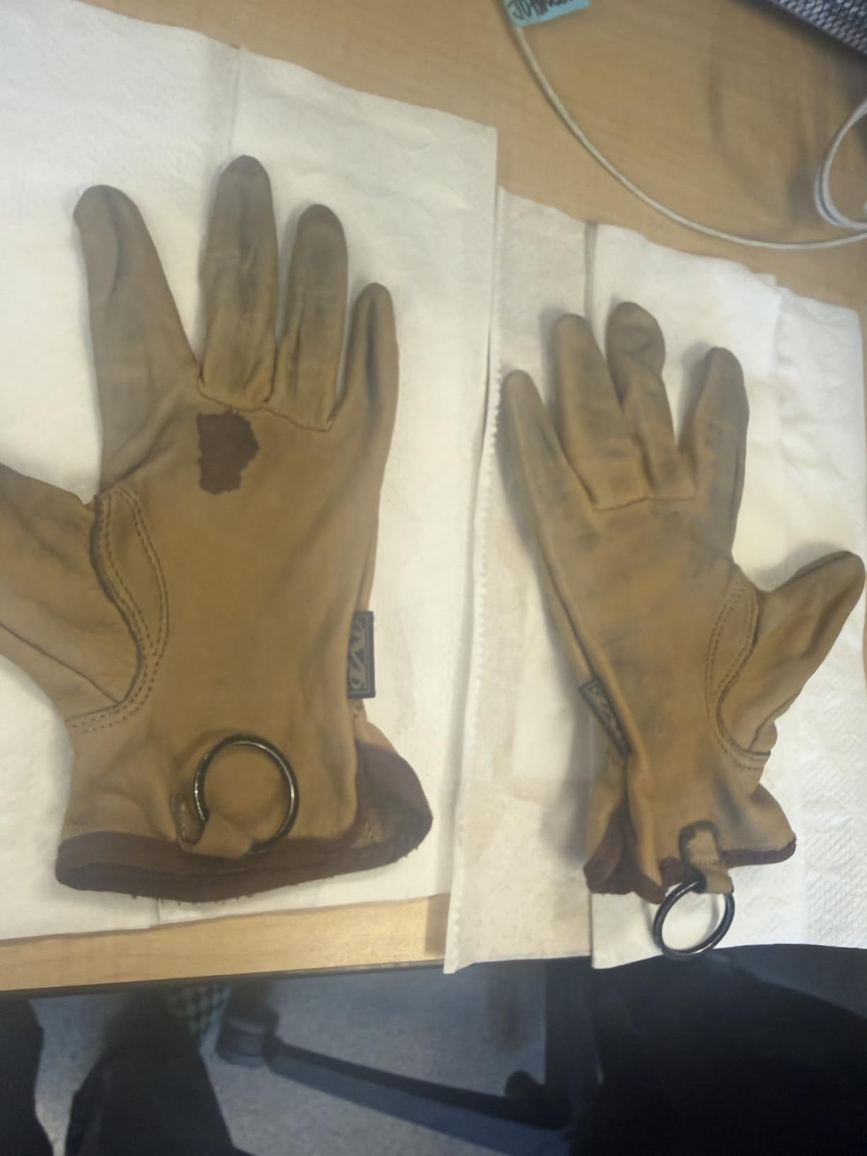 Mechanix Wear Leather Cow Driver Gloves, Tan, X-Large customer photo 2