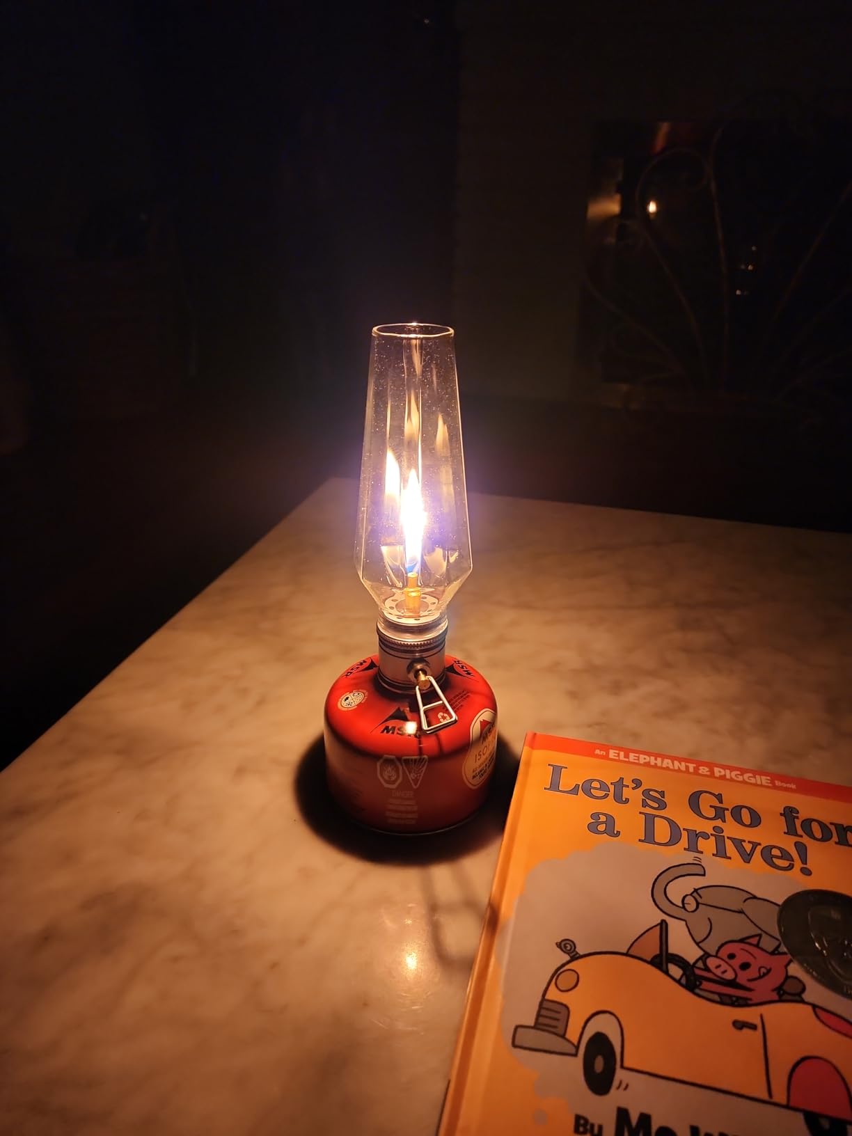CAMPINGMOON Camping Gas Lantern with Wooden Lantern Case T-1 customer photo 2