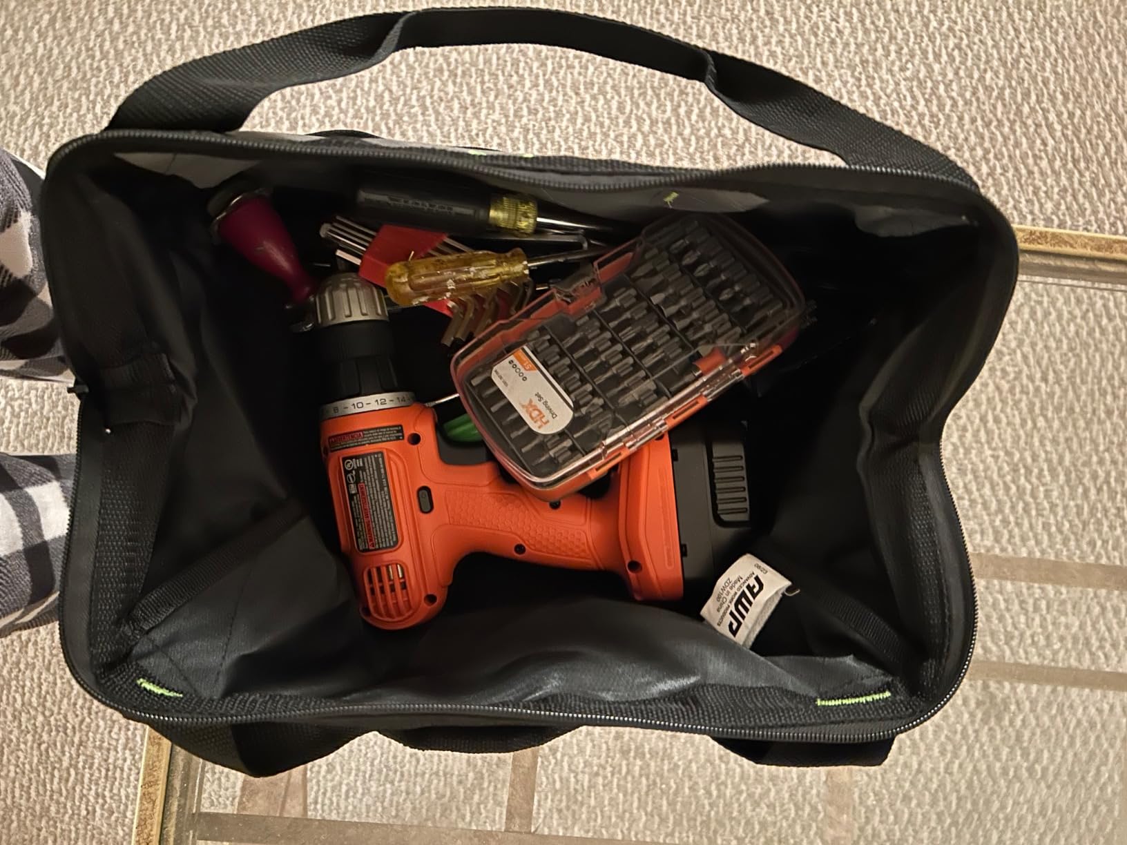 AWP Tool Bags, Premium Tool Bag, Black, Durable Tool Tote, for Professionals and Contractors customer photo 1