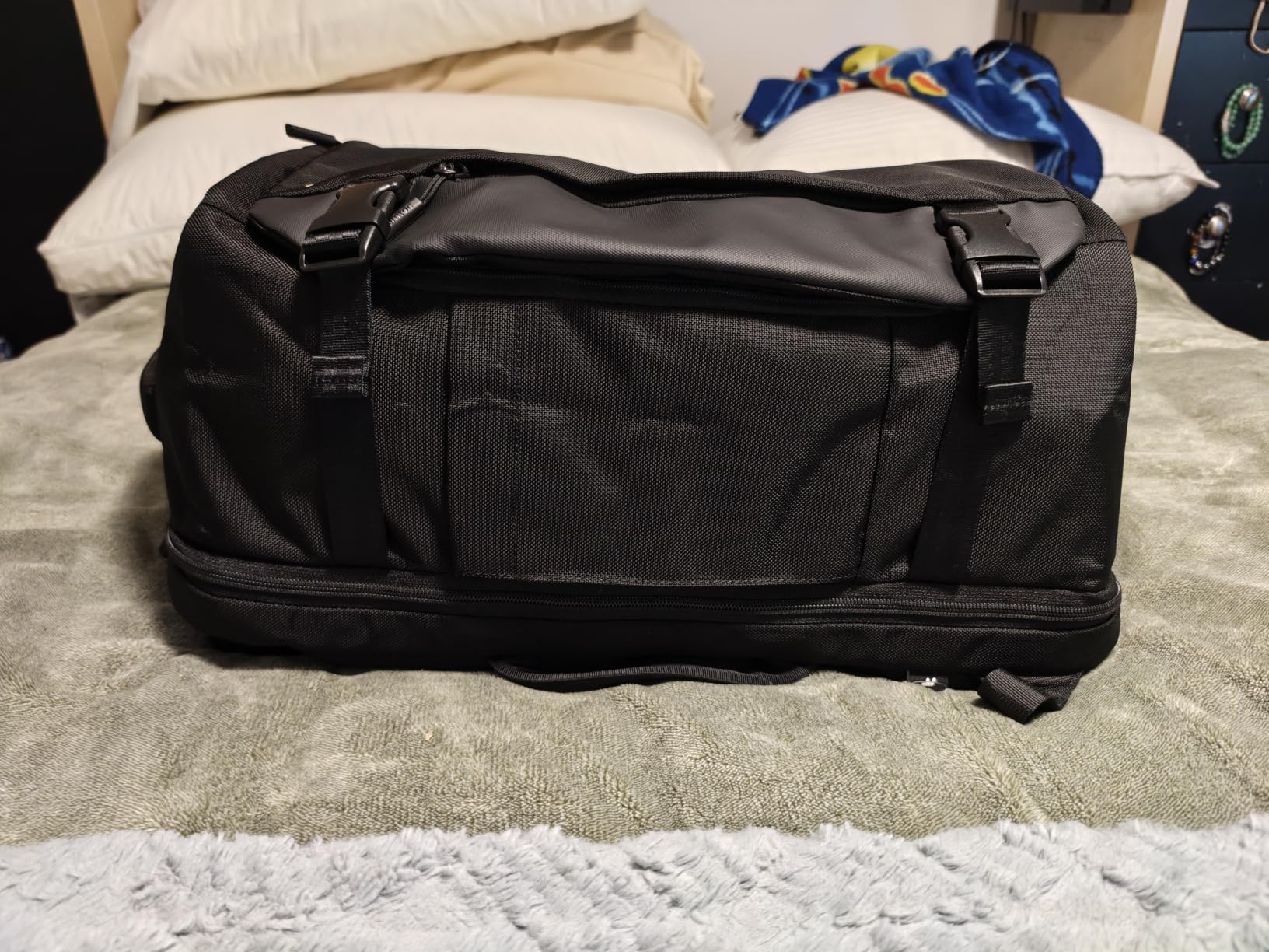 tomtoc Travel Backpack 40L, TSA Carry On Bag Flight Approved, PFAS Free | Carry on Luggage Backpack for Men Women, Water-resistant Business Airplanes Rucksack for Travel Essential Fit 17.3 Inch Laptop customer photo 1