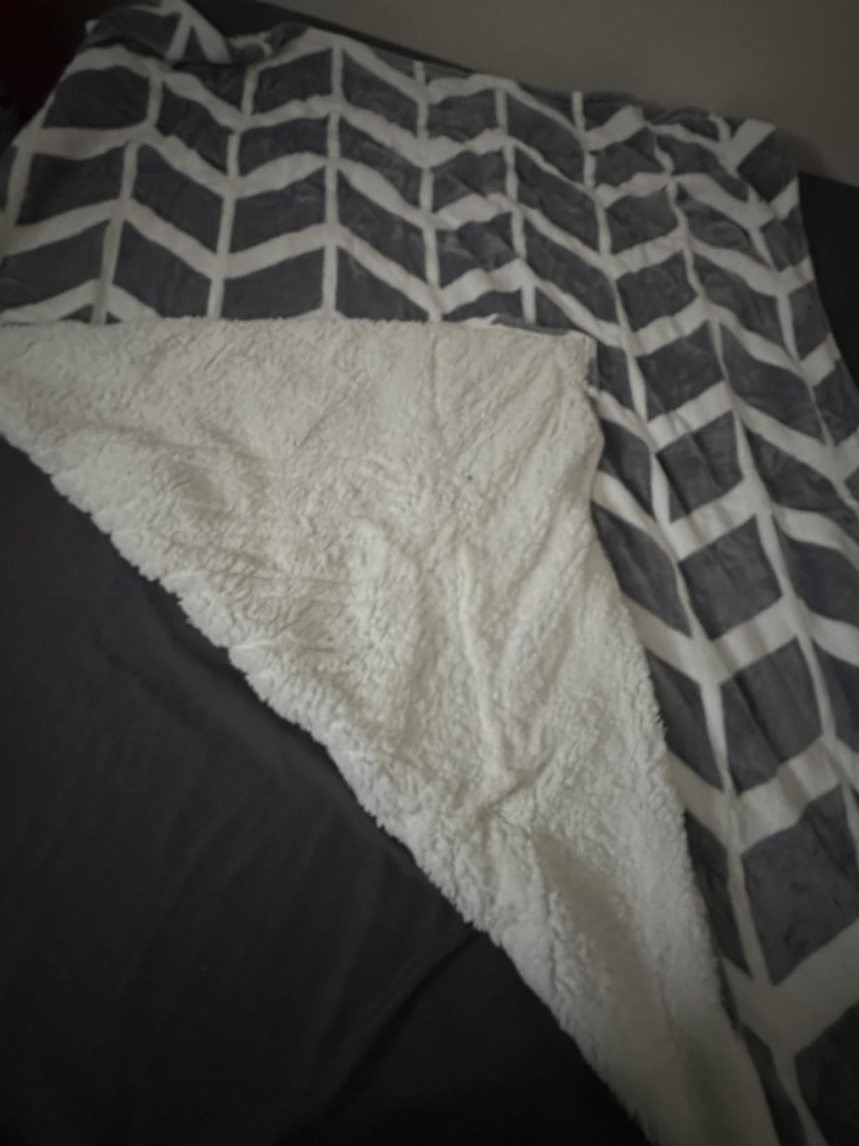 VENTIMI Heated Throw Blanket, 5 Heat Levels & 3 Hours Auto Off, Grey customer photo 1