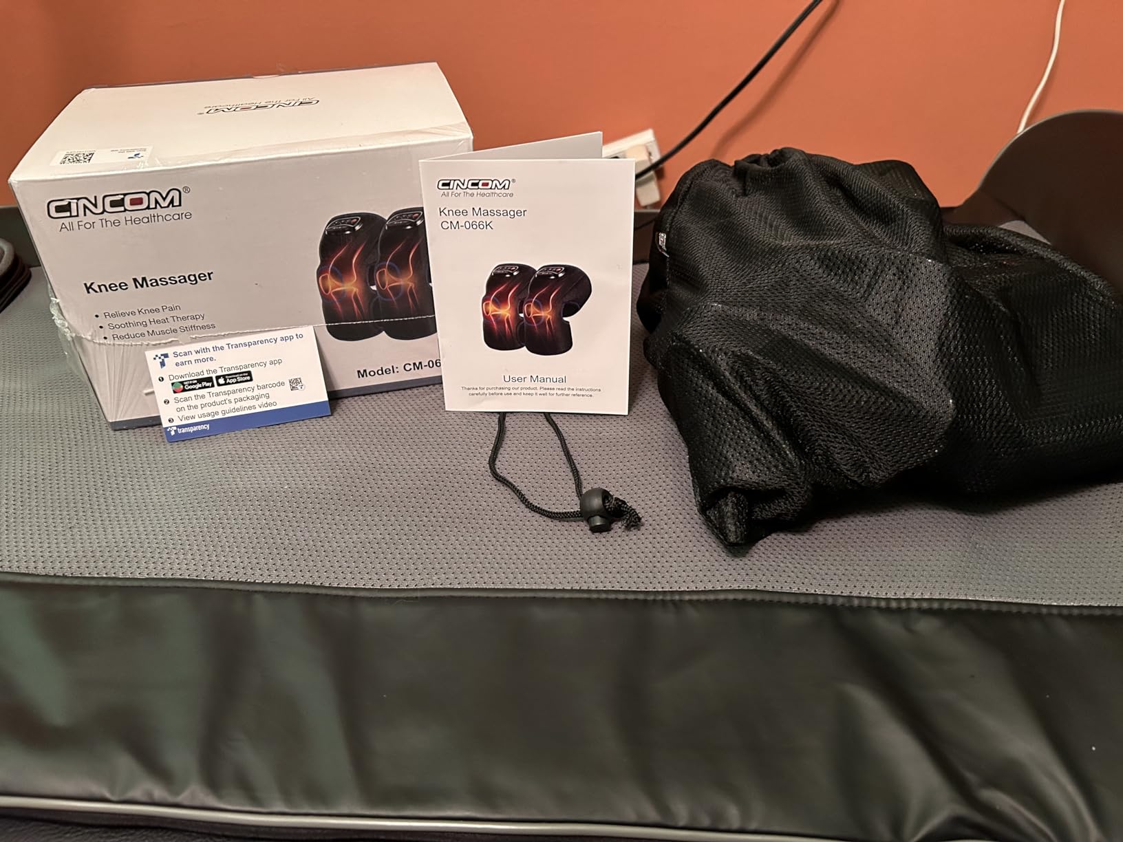 CINCOM Knee Massager with Heat and Air Compression for Pain Relief customer photo 2