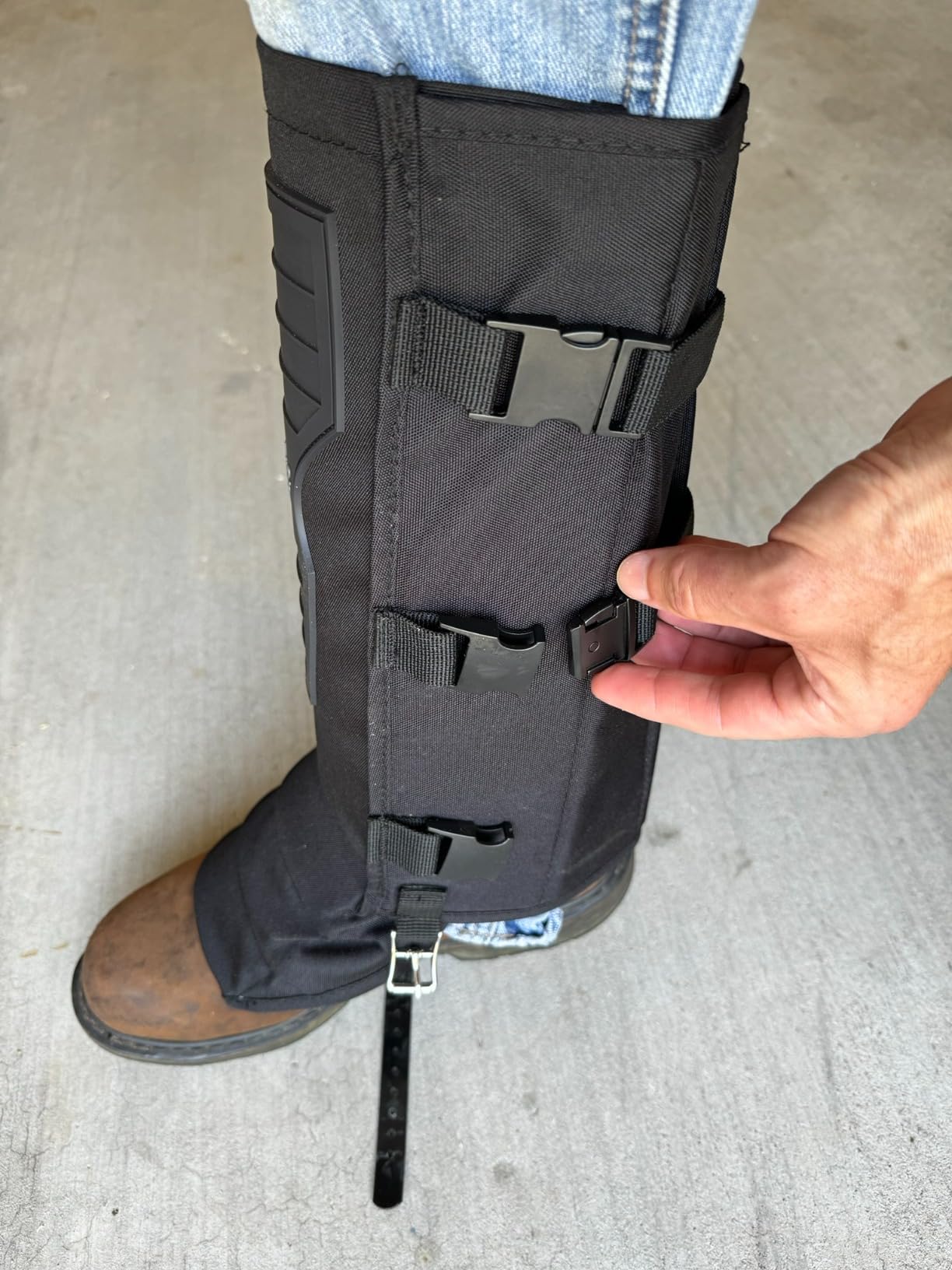 Pike Trail Snake Leg Gaiters: Protection for Hikers and Hunters - Waterproof, Bite Protective, Durable, Anti-Snake, Leg Gear customer photo 2
