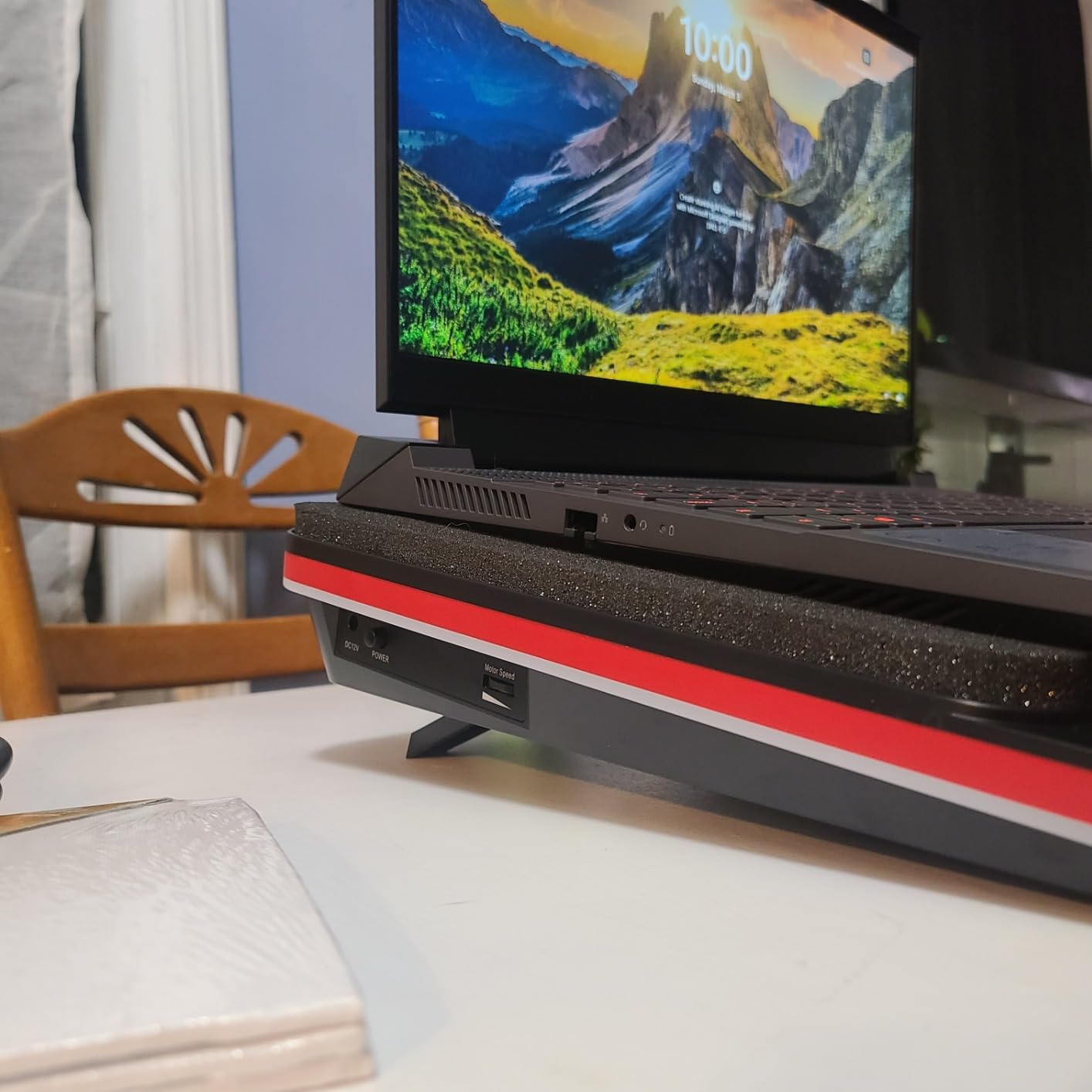 IETS GT500 Powerful Turbo-Fan (4200 RPM) Laptop Cooling Pad with Infinitely Variable Speed,Seal Foam for Rapid Cooling Gaming Laptop,Dust Filter for Protect Laptop,13-17.3inch Laptop Cooler customer photo 1