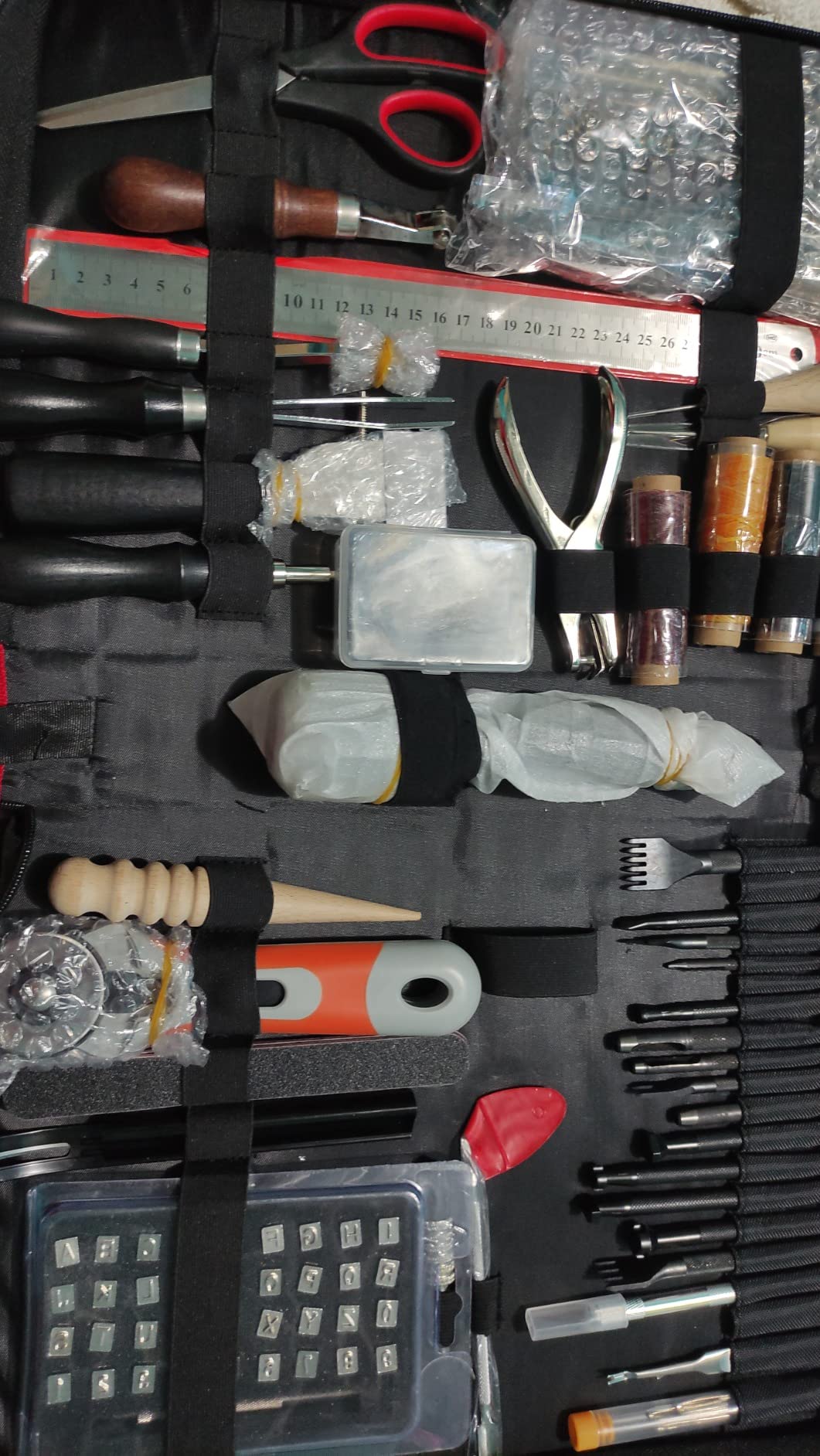 IMZAY 415 PCS Leather Working Kit, Leather Tool Kit, LeatherCrafting Set customer photo 1