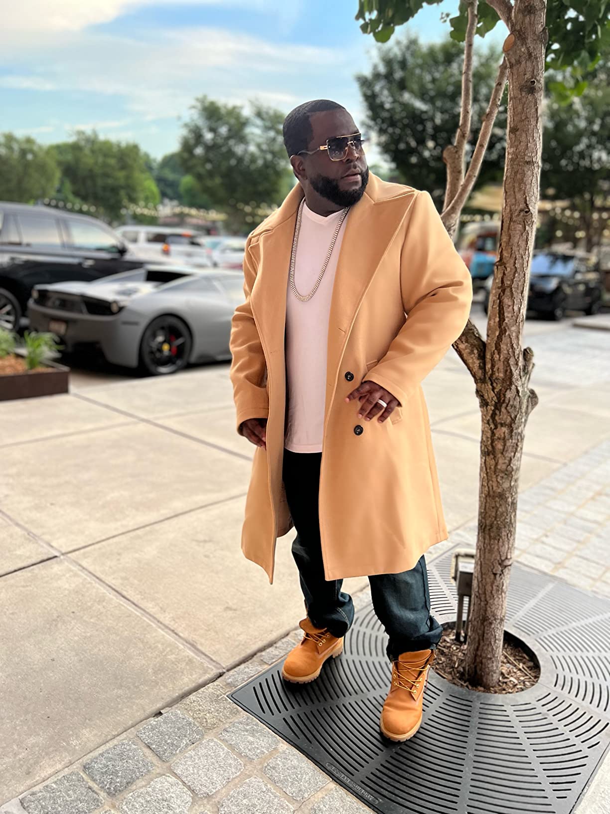 Makkrom Mens Double Breasted Trench Coat Business Casual Winter Overcoats customer photo 2