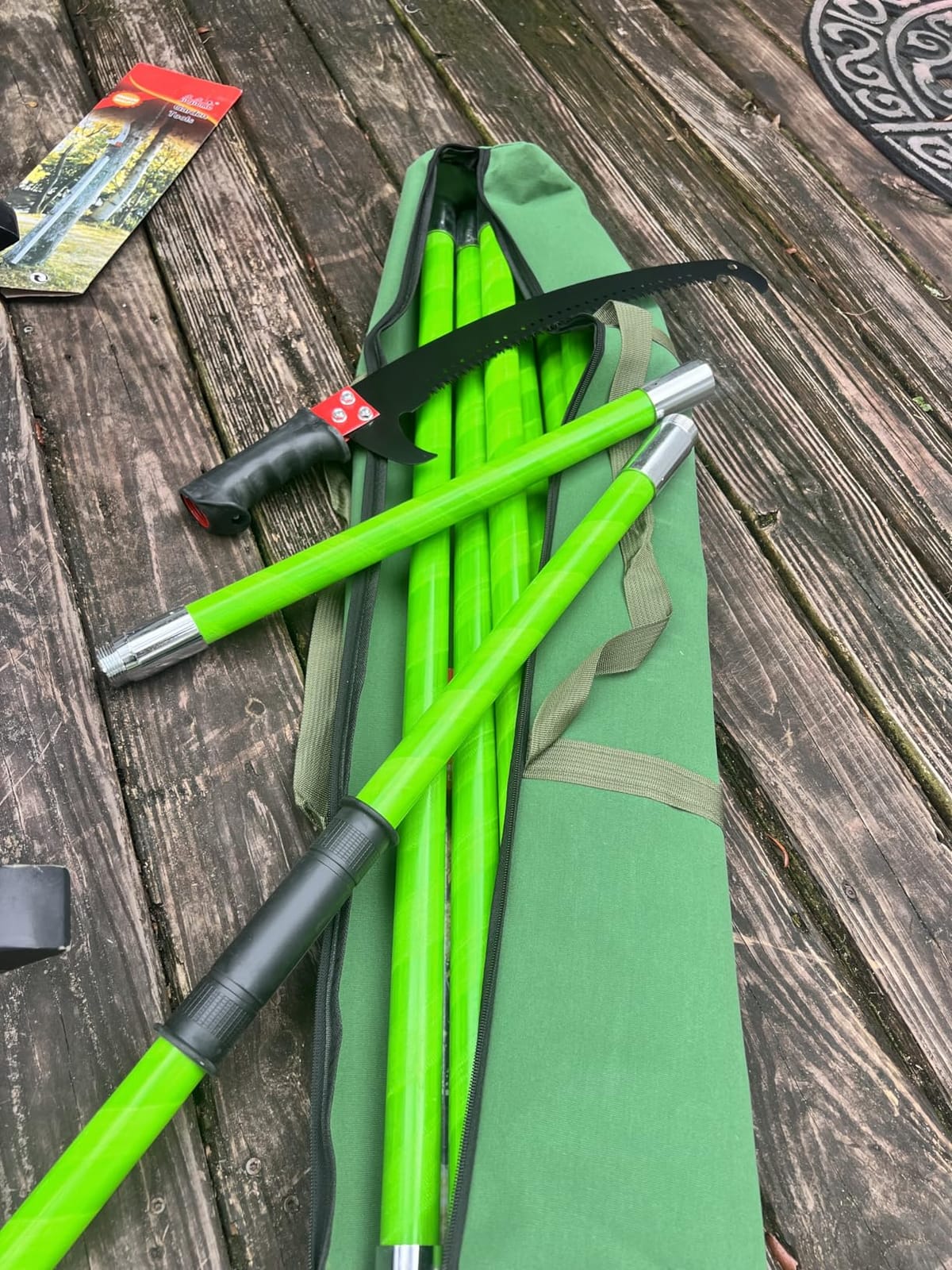 27 Feet Tree Pole Pruner Manual Branches Trimmer Tree Branch Garden Tools Loppers Hand Pole Saws Extendable Height customer photo 1