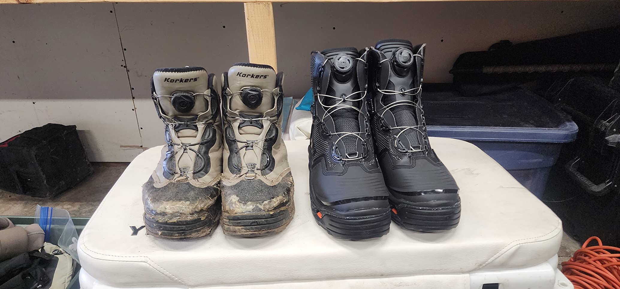 Korkers River Ops Boa Wading Boots - Guide-Caliber Performance with BOA - Includes Interchangeable Soles customer photo 2