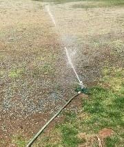 STYDDI Heavy Duty Impact Pulsating Sprinkler for Yard, All Metal Adjustable Rotating Circular Impulse Lawn Sprinkler for Medium to Large Areas, Lawn and Garden, Coverage up to 5,800 Sq. Ft customer photo 1