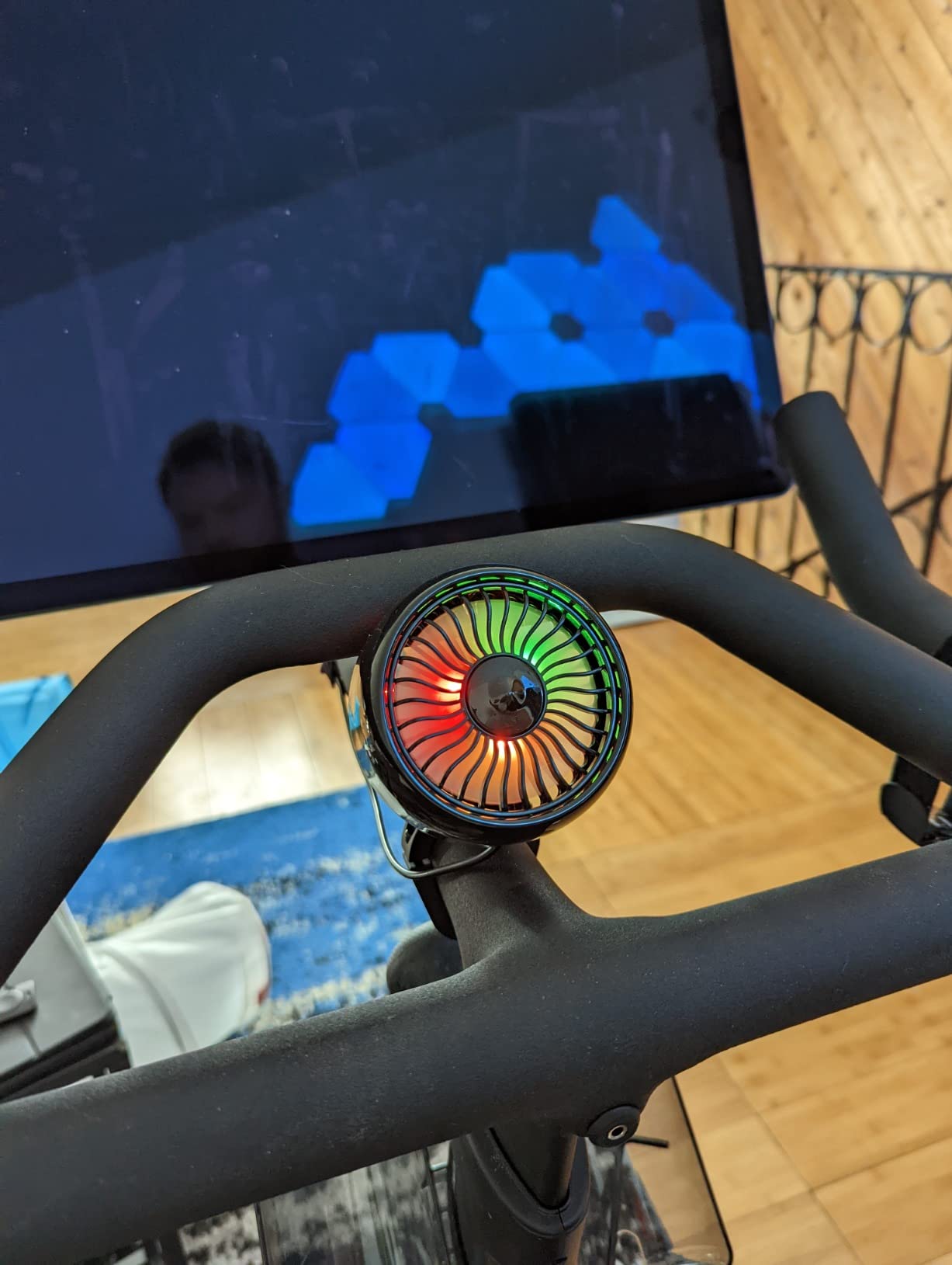 TrubliFit Fan for Peloton Bike & Peloton Treadmill - Accessories for Peloton - Fits Original Bike, Bike+ or Tread - No Batteries or Charging Required customer photo 1