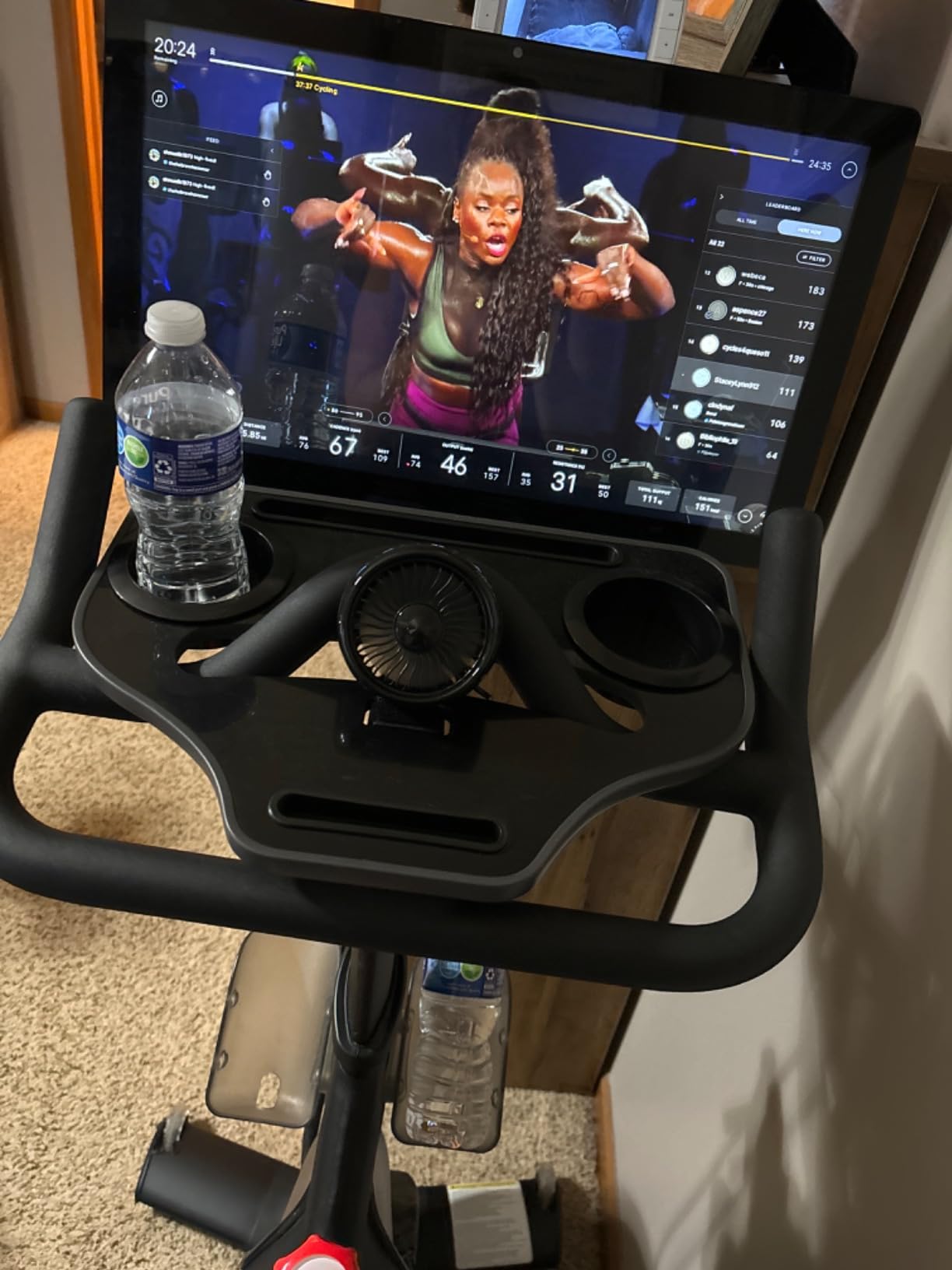 TrubliFit Fan for Peloton Bike & Peloton Treadmill - Accessories for Peloton - Fits Original Bike, Bike+ or Tread - No Batteries or Charging Required customer photo 2