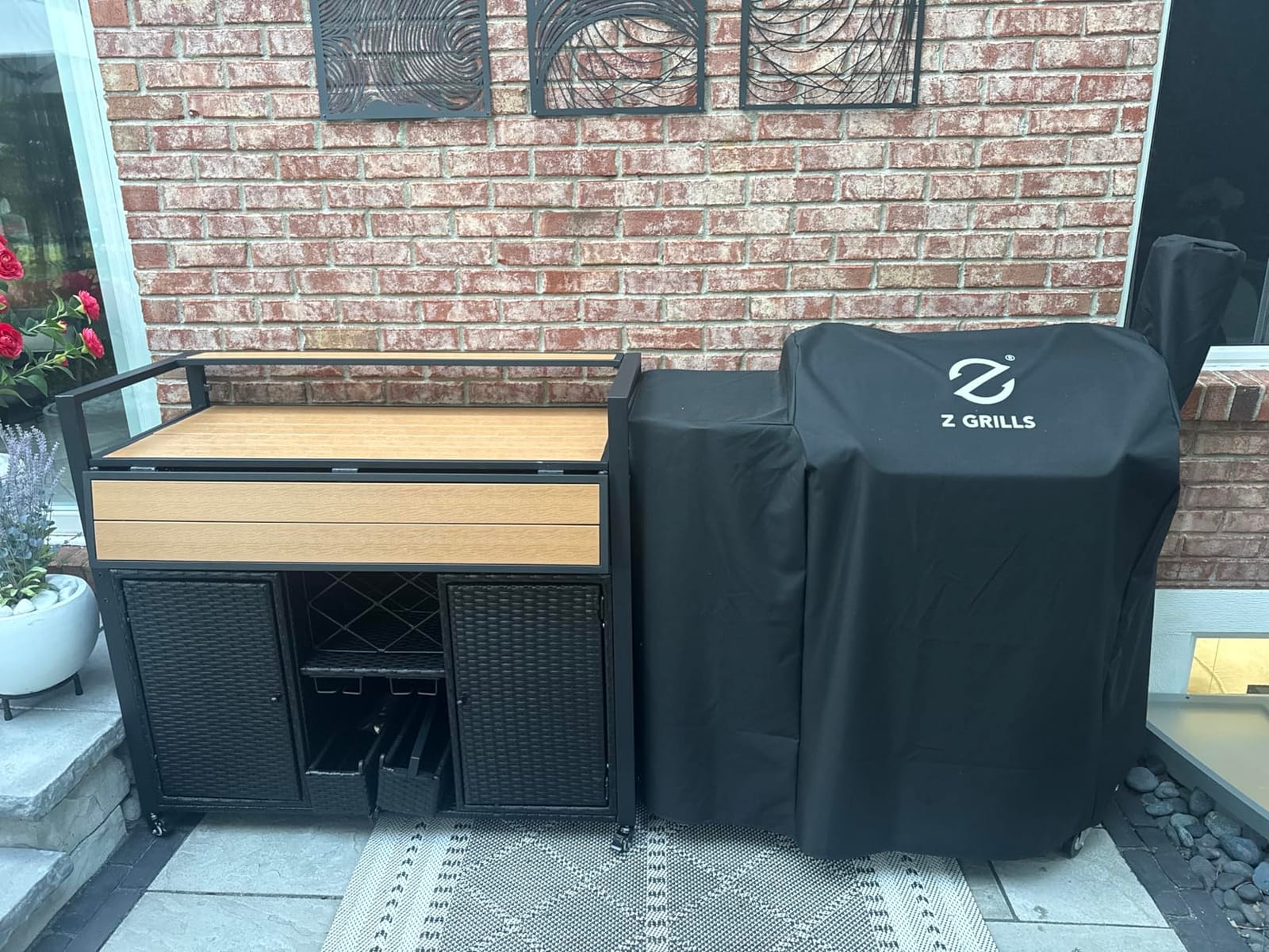 Z GRILLS ZPG-200APro Portable Tabletop Wood Pellet Grill and Smoker, Digital Control, 8 in 1 BBQ Grill for Outdoor Kitchen, Backyard, 202 Sq Inches of Cooking (Black) customer photo 2