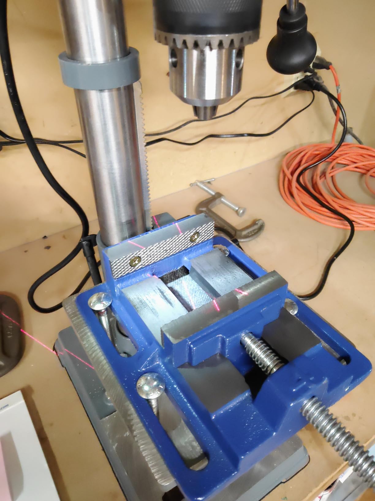 Rolin Vise Drill Press Vise 4 Inch Light Duty Workbench Tools customer photo 2