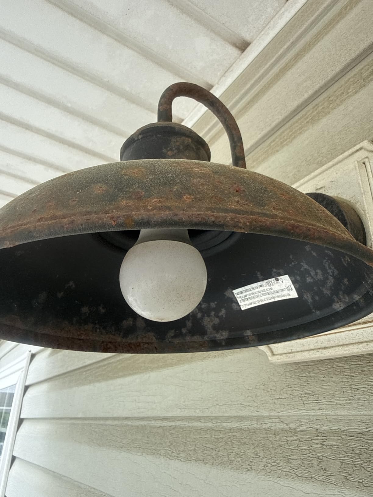 Dusk to Dawn Outdoor Wall Sconces, Exterior Farmhouse Gooseneck Barn Lights, Anti-Rust & Waterproof, Vintage Matte Black Outside Wall Mount Light Fixture, 2-Pack customer photo 2