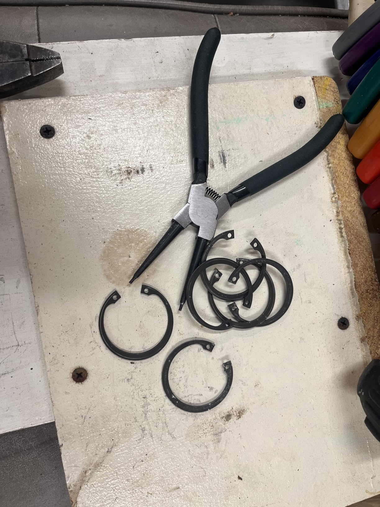 4pcs 7in Snap Ring Pliers, 5/64in Tips customer photo 2