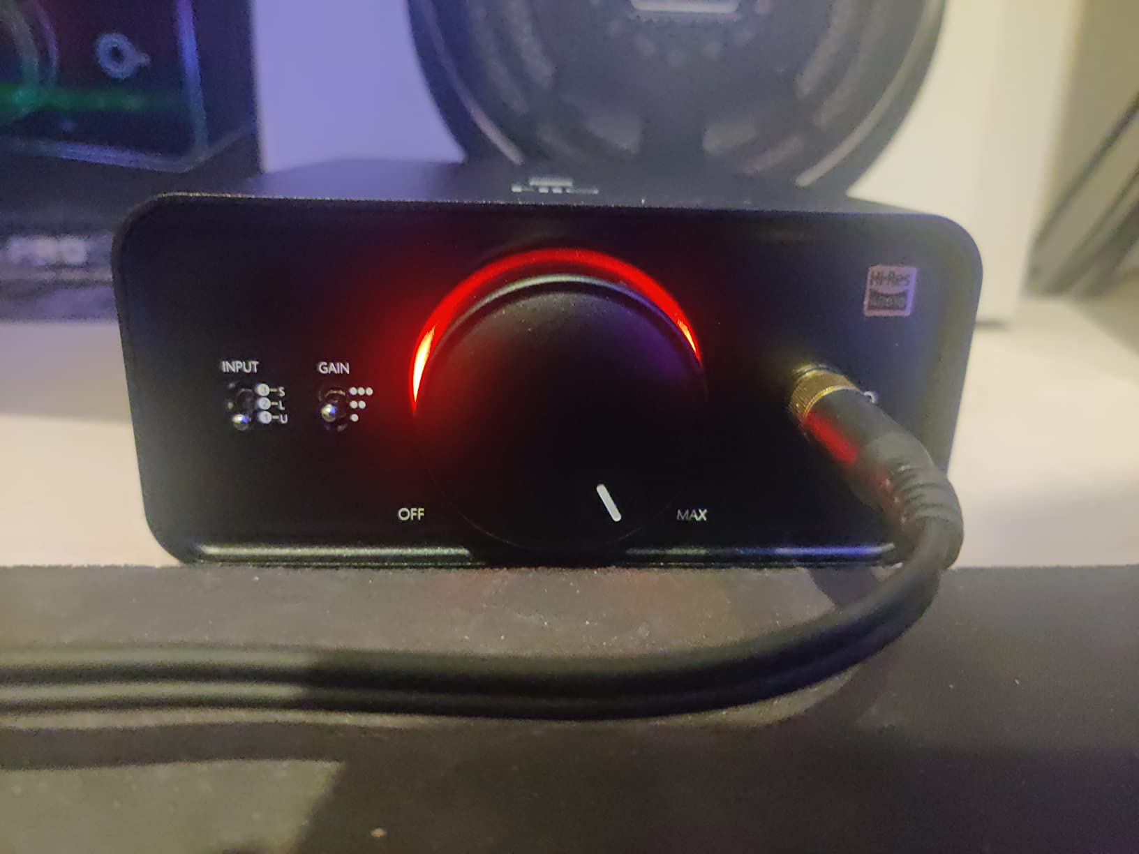 FiiO K5Pro ESS Amplifier Headphone Amps Stereo High Resolution Portable Desktop DAC 768K/32Bit and Native DSD512 for Home Audio/PC 6.35mm Headphone Out/RCA Line-Out/Coaxial/Optical Inputs (Black) customer photo 2