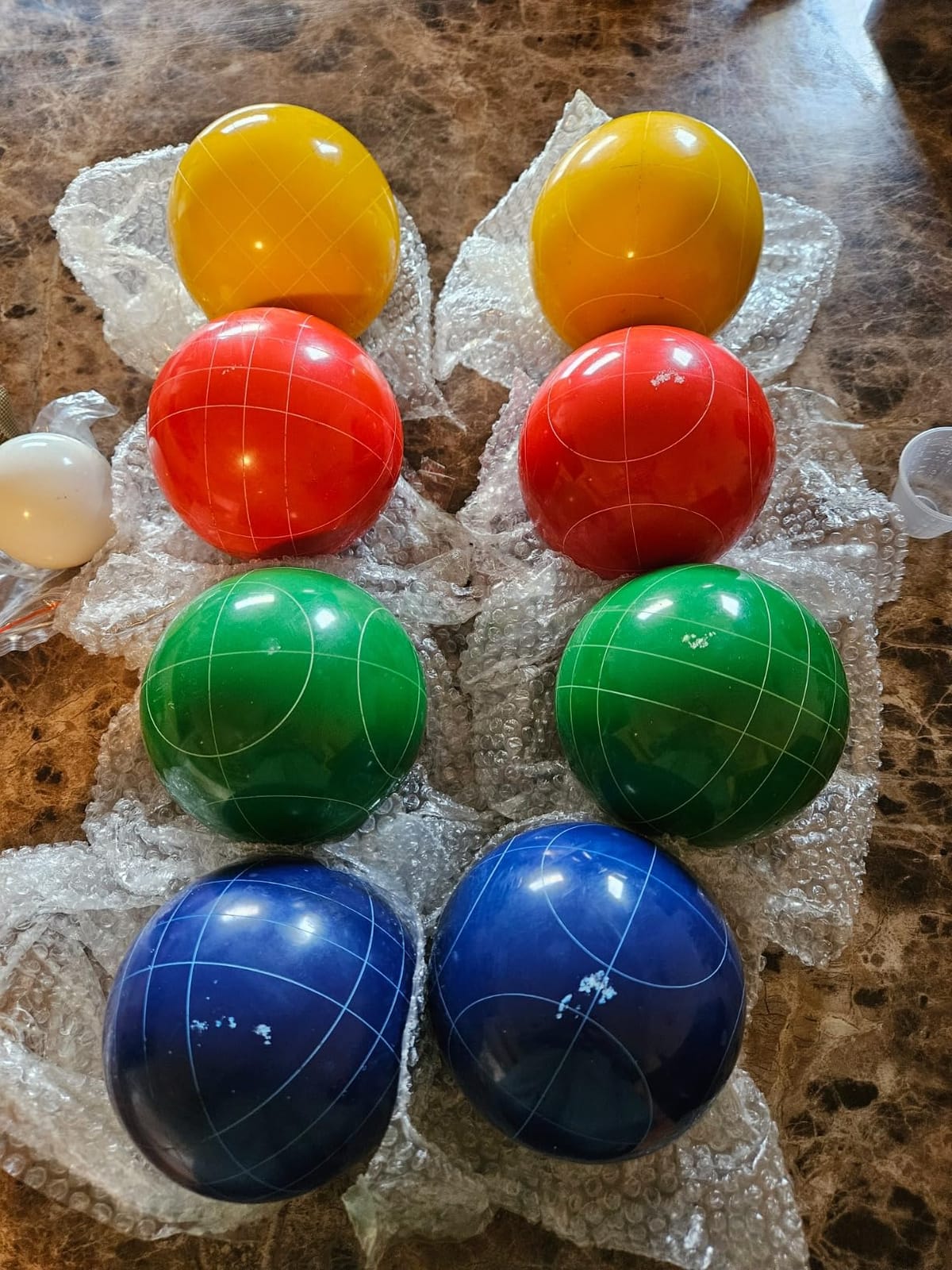 Bocce Ball Set Regulation Size and Weight, Solid Resin customer photo 1