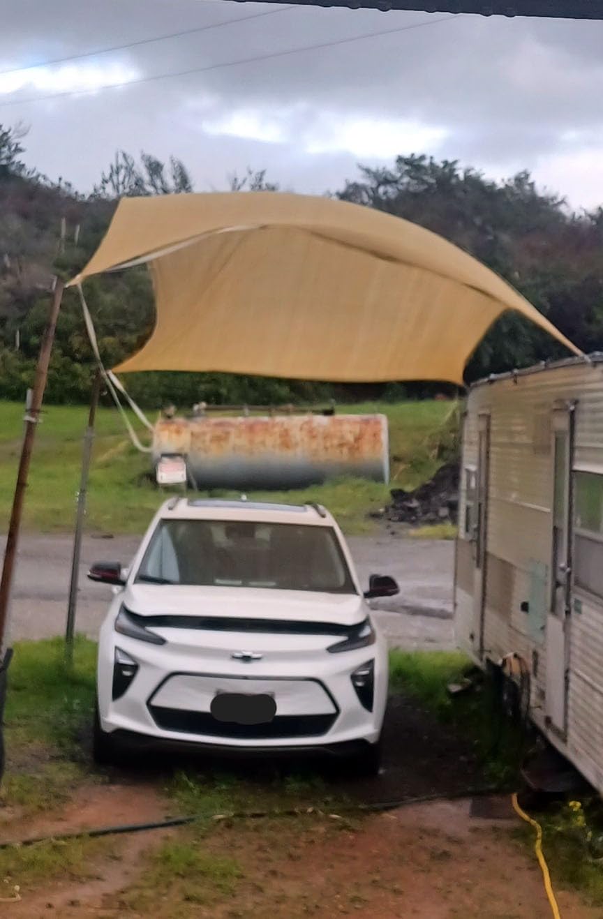 Patio Sun Shade Sail Canopy, 18' x 26' Rectangle Shade Cloth UV Block Sunshade Fabric - Outdoor Cover Awning Shelter for Pergola Backyard Garden Yard (Sand Color) customer photo 2