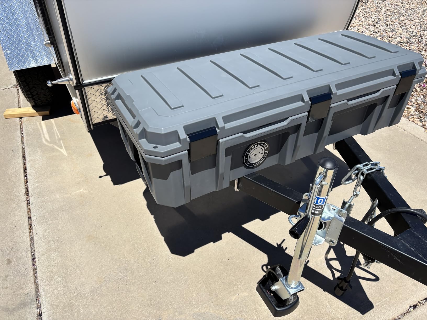 Overland Vehicle Systems 40100021 Dark Gray 117 QT Dry Box Storage with Drain and Bottle Opener | Waterproof Seal | Heavy-Duty Latches and Nylon Handles | Keeps Gear Safe, Dry and Organized customer photo 2