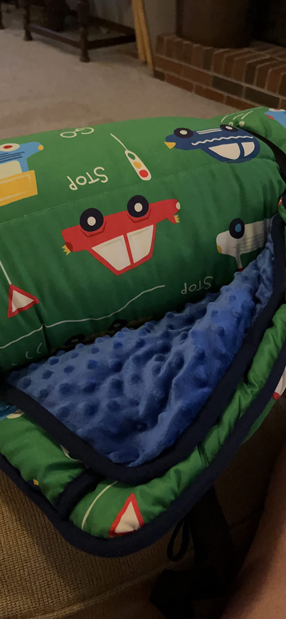 ACRABROS Toddler Nap Mat with Pillow and Blanket, Large Rolled Napping Mats,Slumber Bags for Boys Girls,Kids Sleeping Bag for Daycare, Preschool Travel customer photo 1