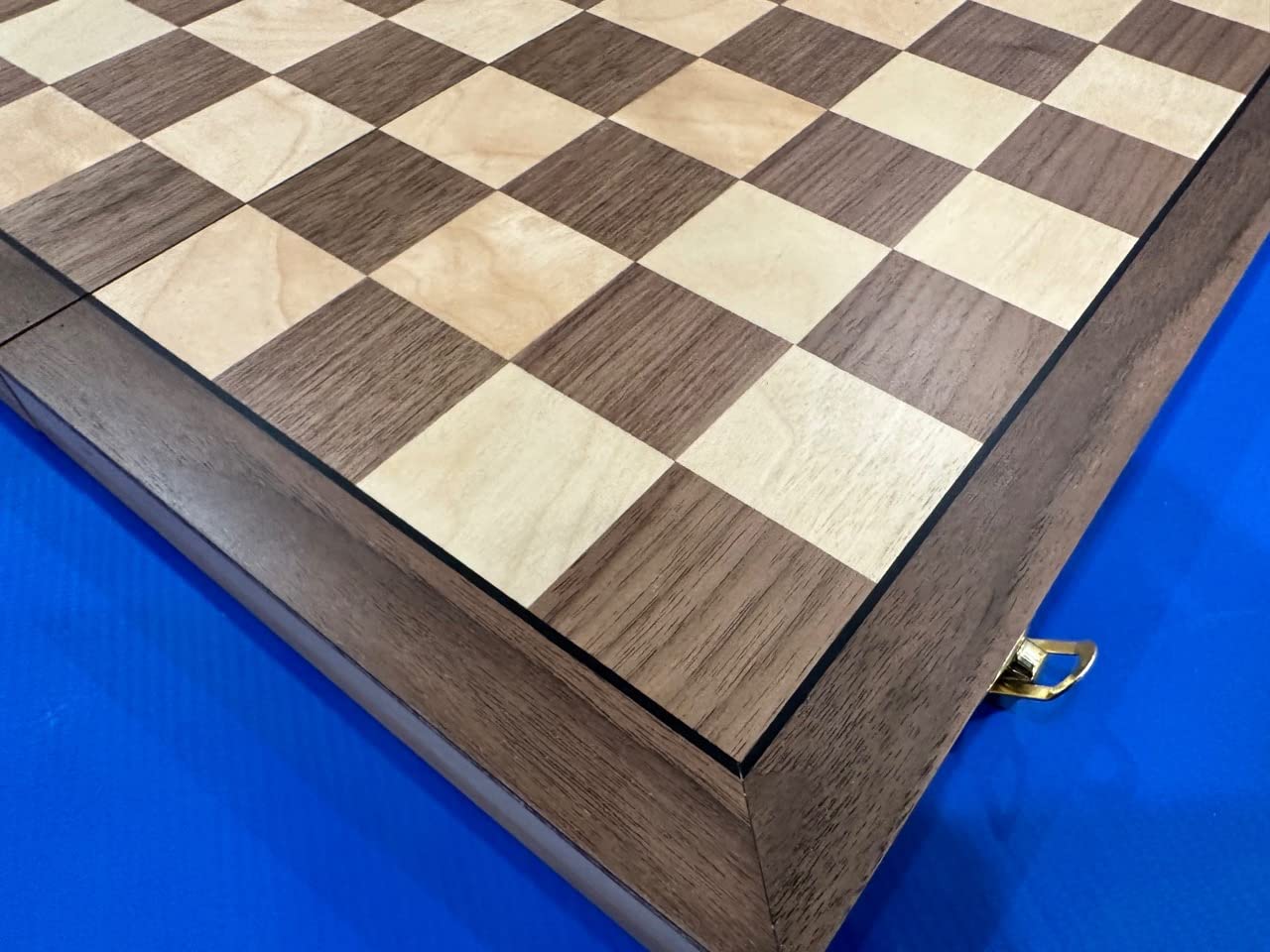 AMEROUS 15'' Magnetic Wooden Chess & Checkers Game Set -2 Extra Queens -24 Cherkers Pieces - Chessmen Storage Slots, Beginner Chess Set for Kids and Adults, Classic 2 in 1 Board Games customer photo 1