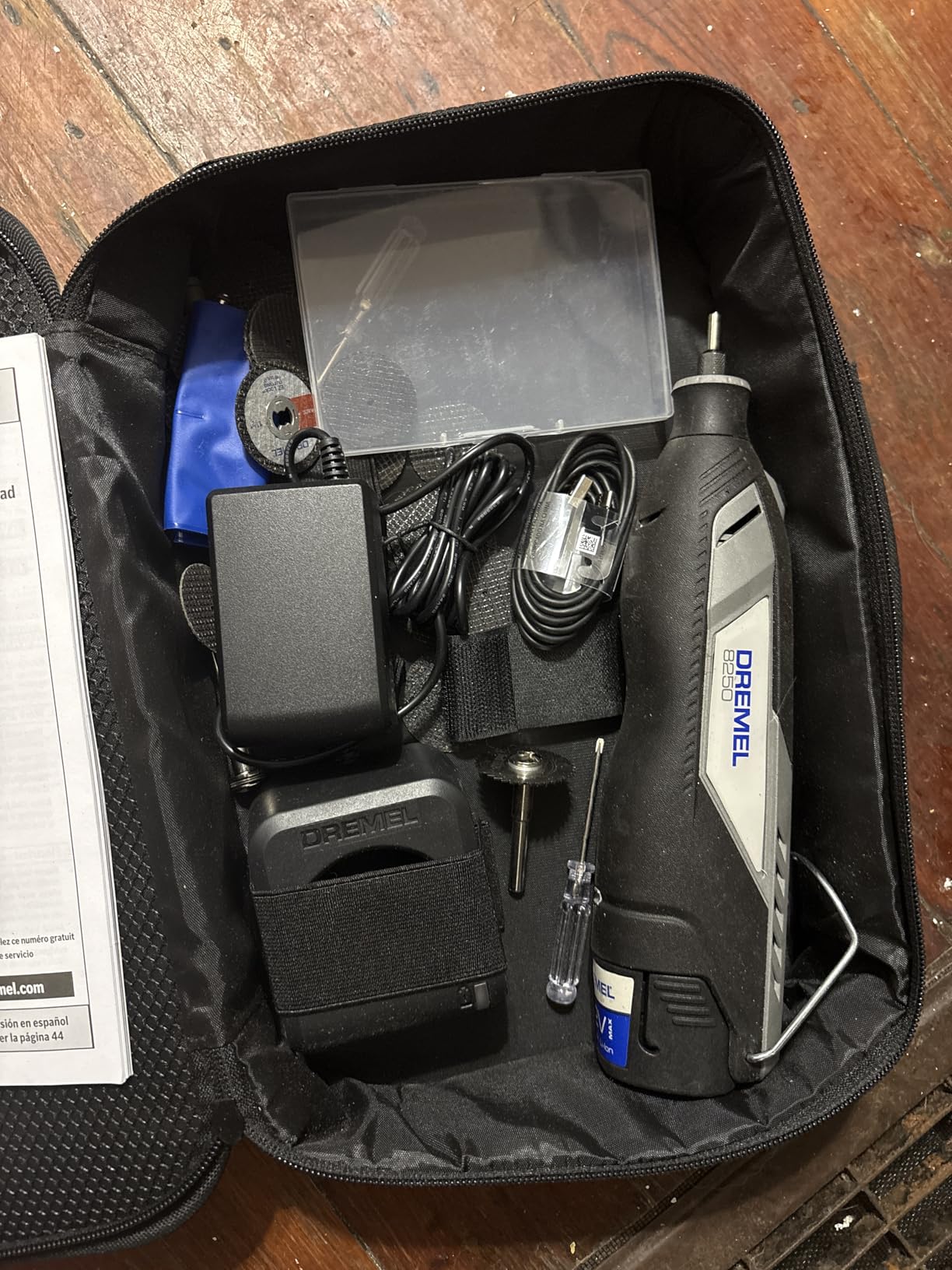 Dremel 8250-5 12V Lithium-Ion Variable Speed Cordless Rotary Tool with Brushless Motor - 5 Rotary Tool Accessories, 3Ah Battery, Charger, and Tool Bag customer photo 1