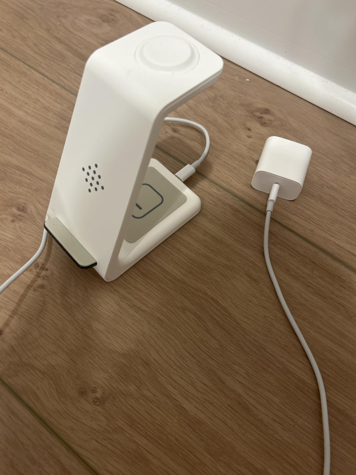 3 in 1 Wireless Charging Station, 2026 Upgraded Fast Desk Charger Station for iPhone 17 16 15 14 13 12 Pro Max Plus, Charger Stand for Apple Watch 11 10 9 8 7 6 5 4 3 2 Ultra SE, Airpods 4 3 2 Pro customer photo 1