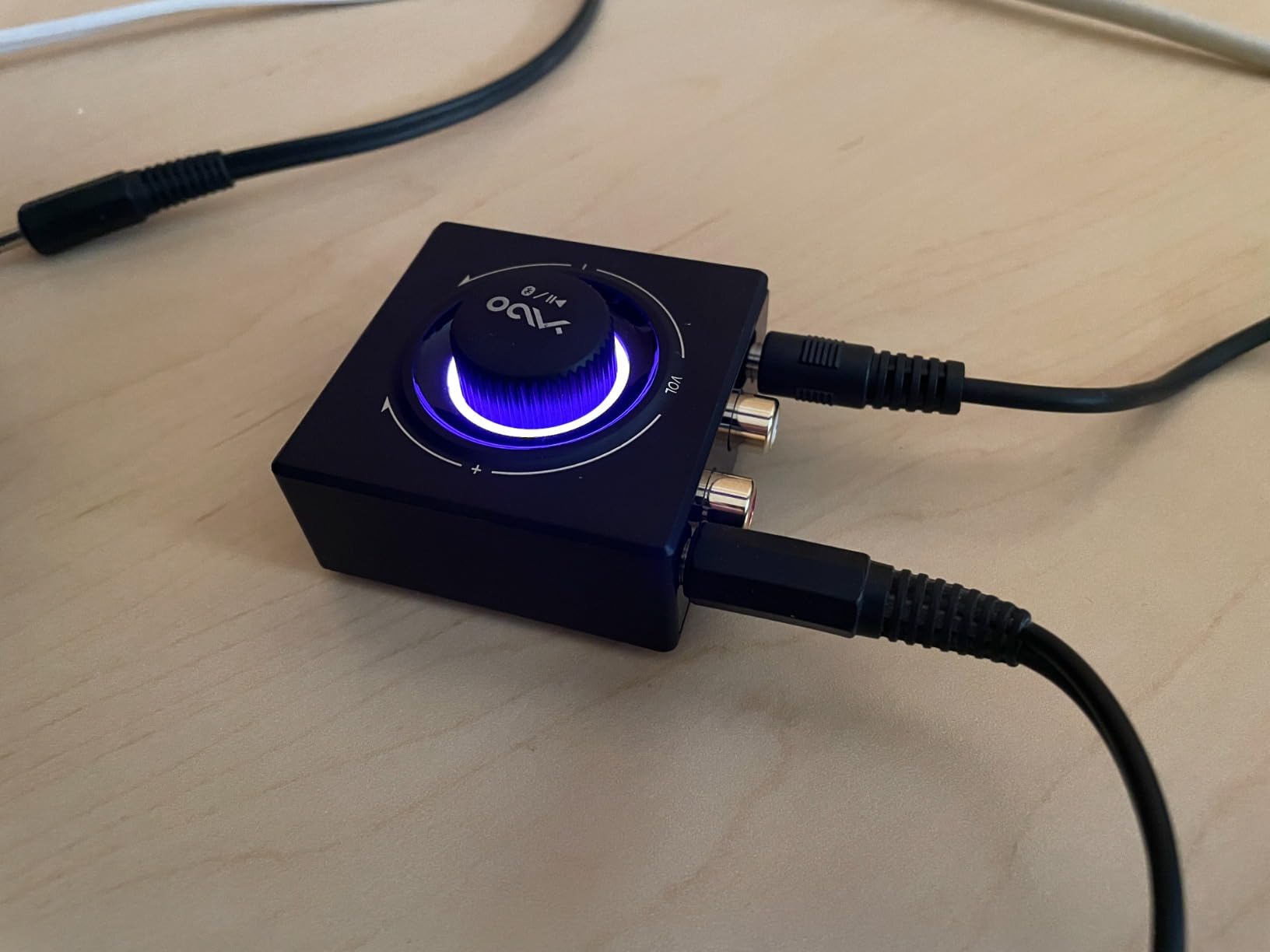 YMOO B06T3 Bluetooth 5.3 Receiver for Home Stereo with RCA AUX 3.5mm Jack customer photo 1