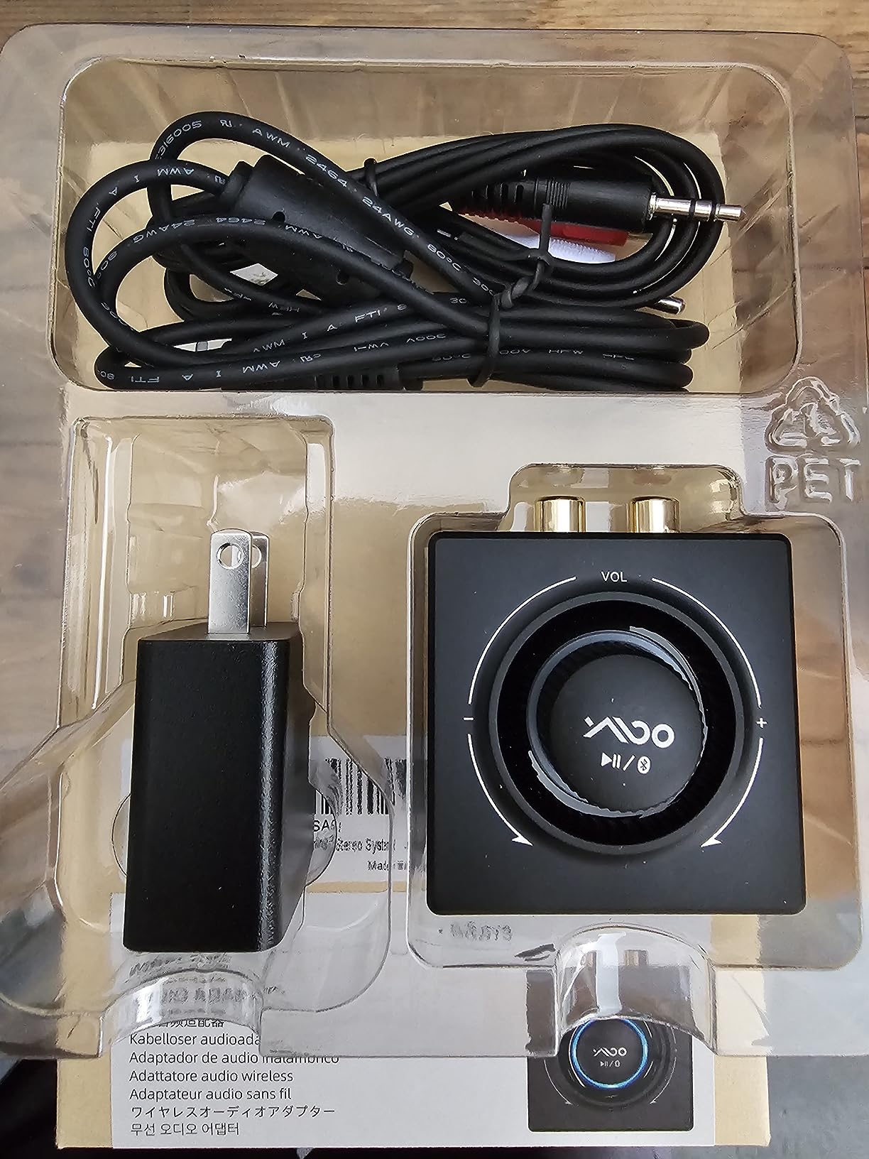 YMOO B06T3 Bluetooth 5.3 Receiver for Home Stereo with RCA AUX 3.5mm Jack customer photo 2