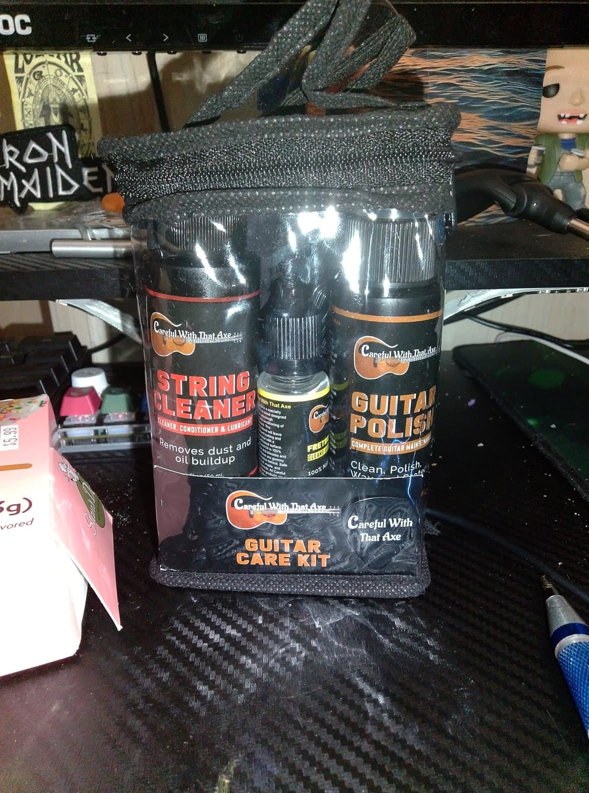 Guitar Cleaner Polish, String Cleaner, Winder & Fretboard Oil Kit customer photo 2