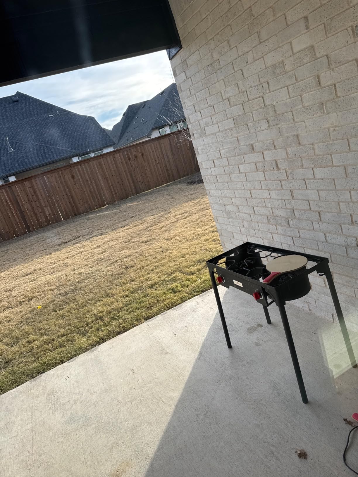 Bonnlo 2 Burner Outdoor Portable Propane Stove Gas Cooker, Heavy Duty Iron Cast Patio Burner with Detachable Stand Legs for Camp Cooking (2-Burner 150,000-BTU) customer photo 1