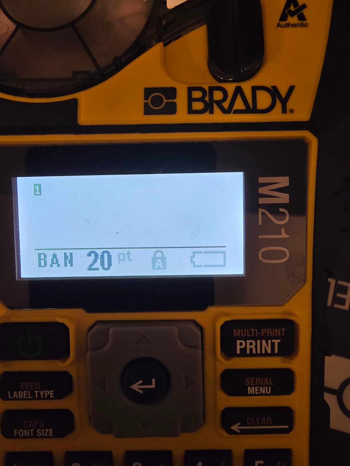 Brady M210 Portable Label Printer Kit (M210-KIT), Yellow/Black customer photo 2