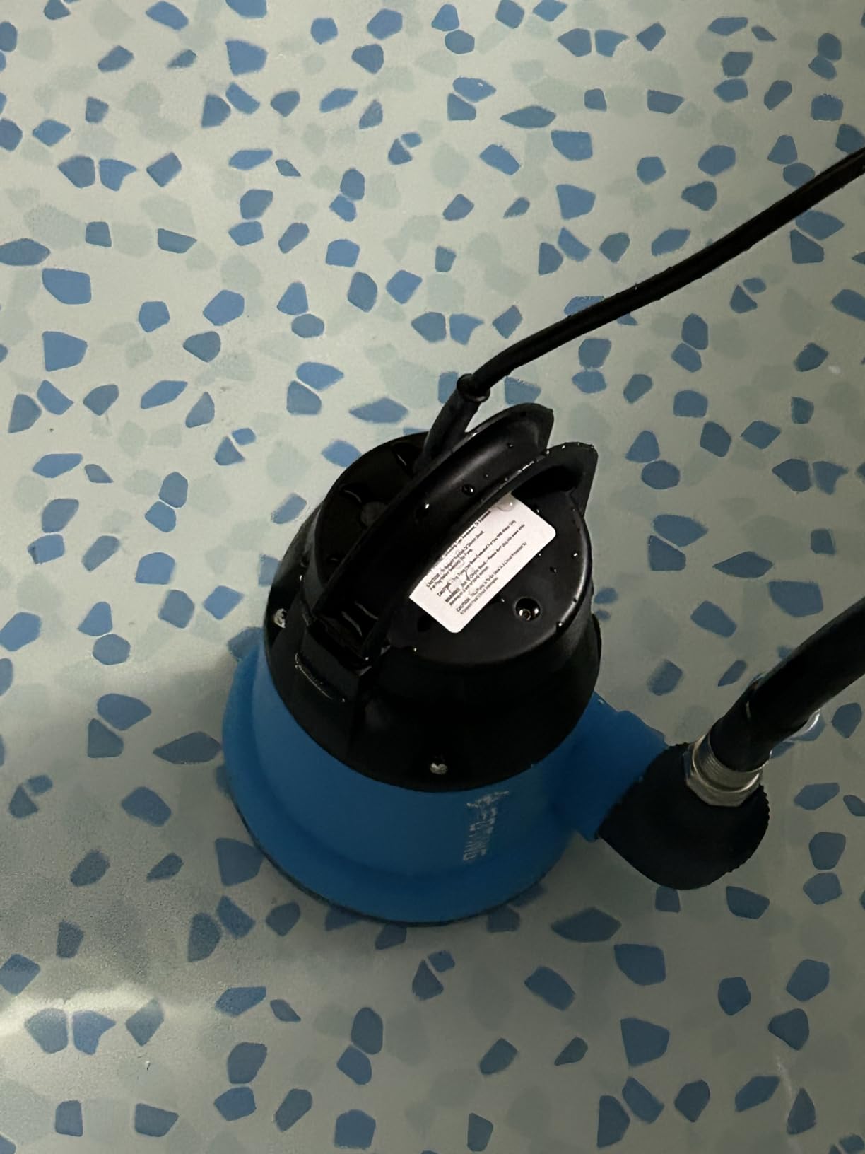 FOTING Sump Pump 1HP Clean/Dirty Submersible Water Pump,4600GPH Utility Pump Thermoplastic Electric Portable Transfer Water Pump for Swimming Pool Pond Basement with 10ft Power Cord,Manual customer photo 2